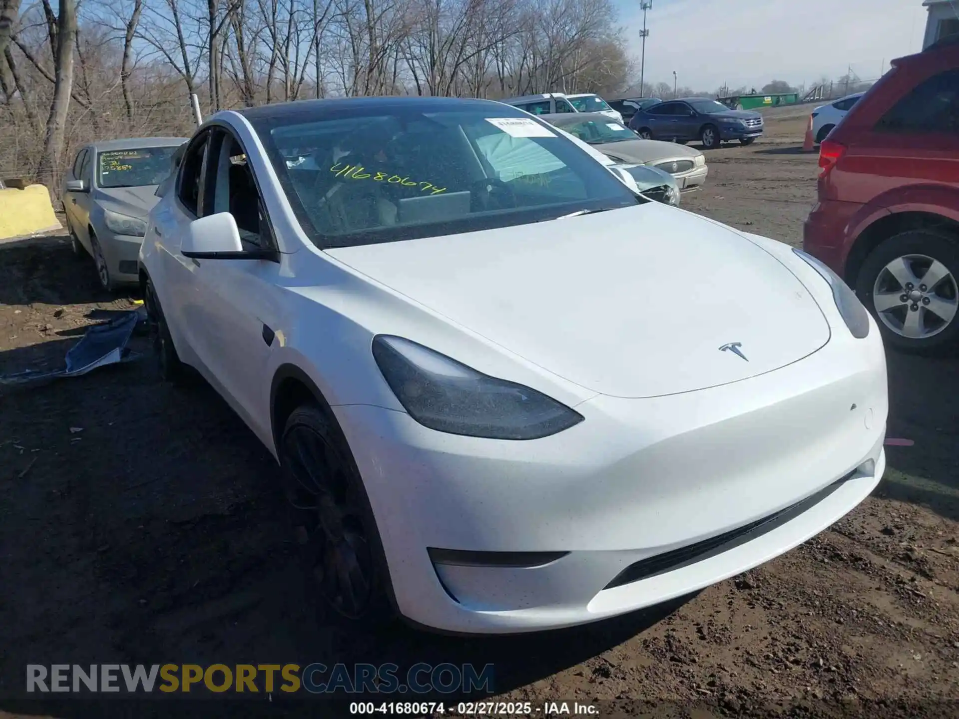 1 Фотография поврежденного автомобиля 7SAYGDEF3RA281969 TESLA MODEL Y 2024