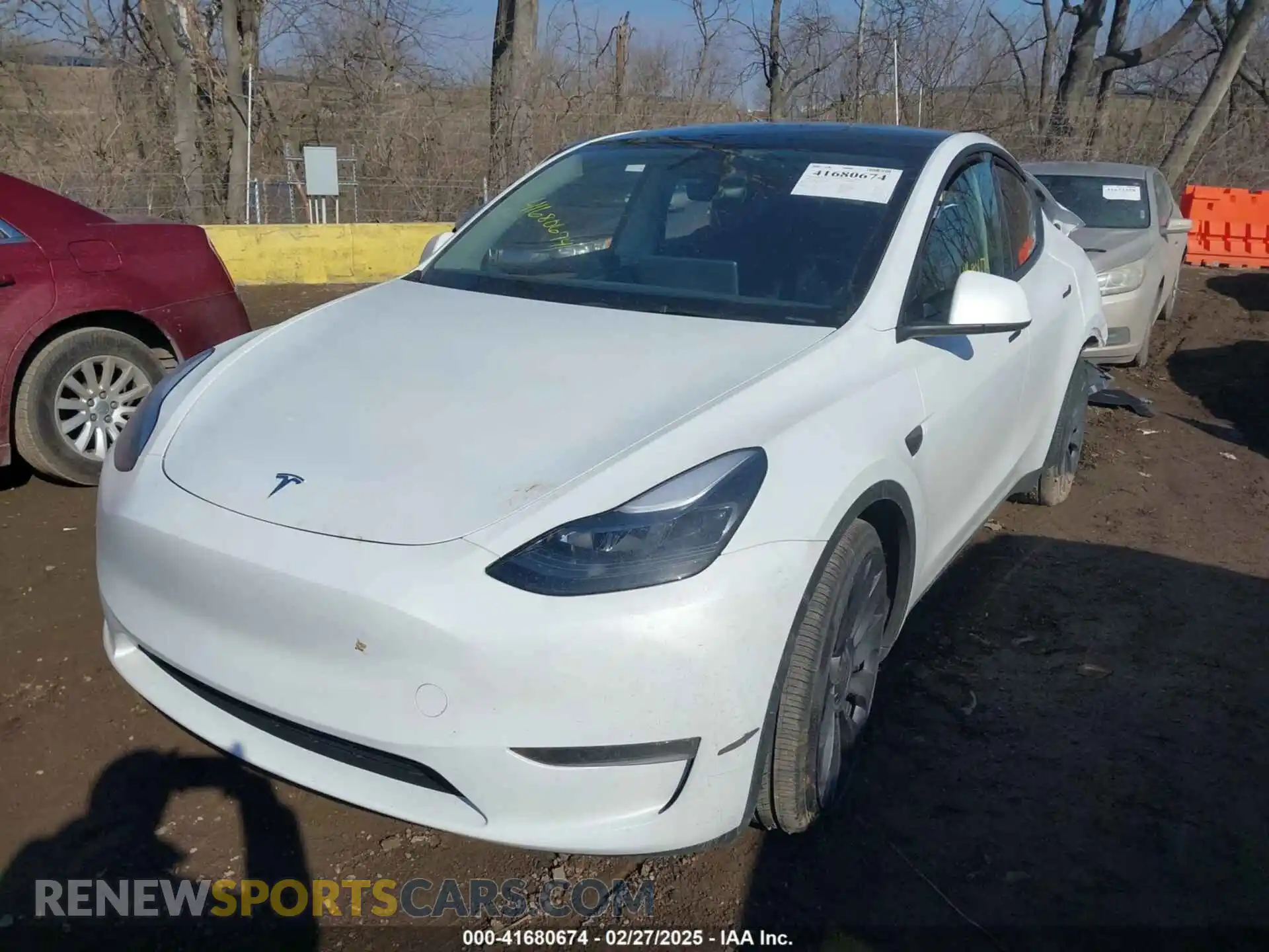 2 Фотография поврежденного автомобиля 7SAYGDEF3RA281969 TESLA MODEL Y 2024