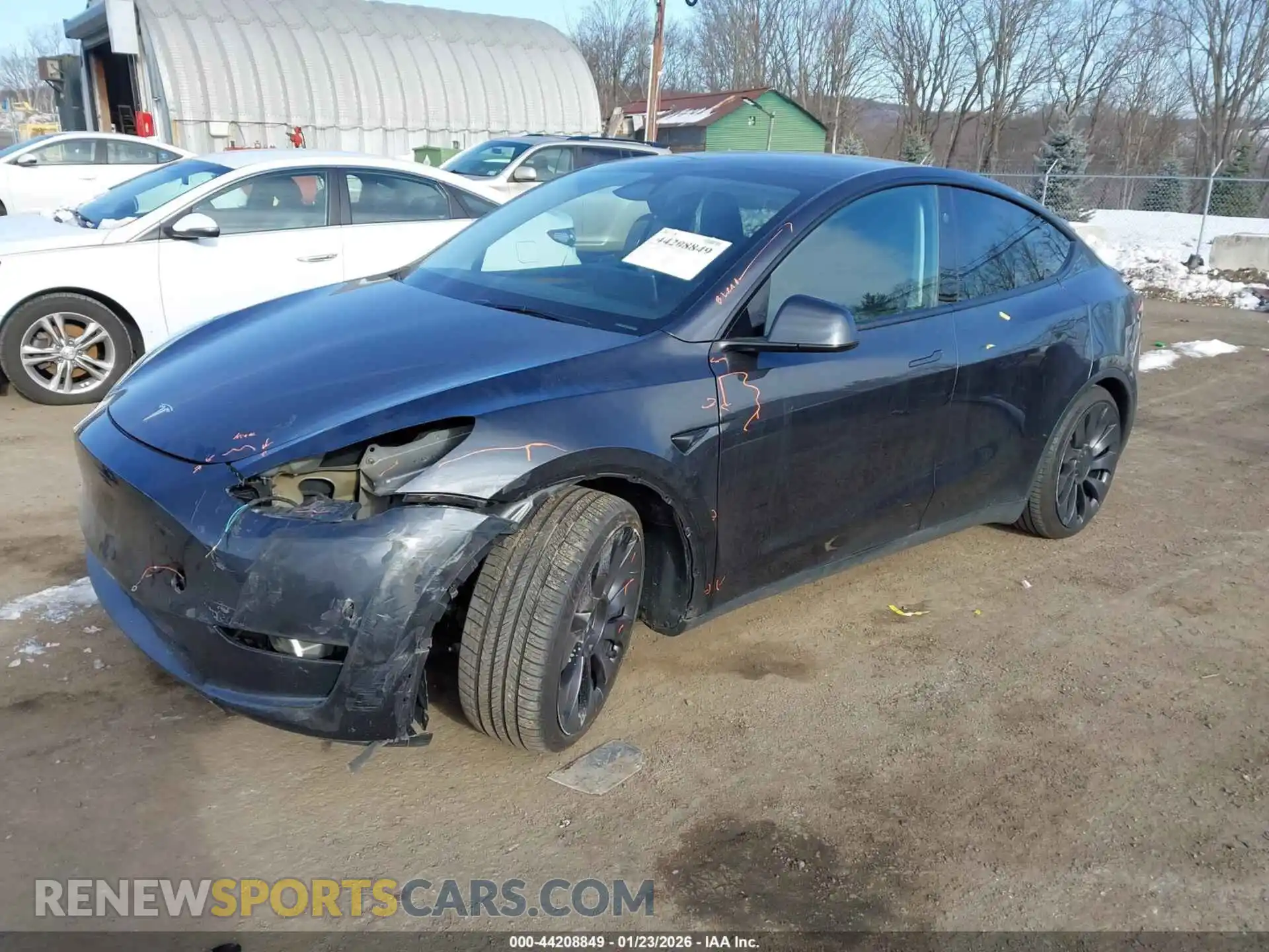 2 Photograph of a damaged car 7SAYGDEF4RF023785 TESLA MODEL Y 2024