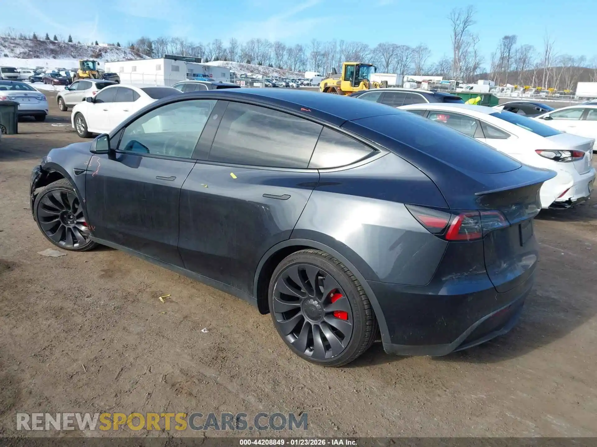 3 Photograph of a damaged car 7SAYGDEF4RF023785 TESLA MODEL Y 2024