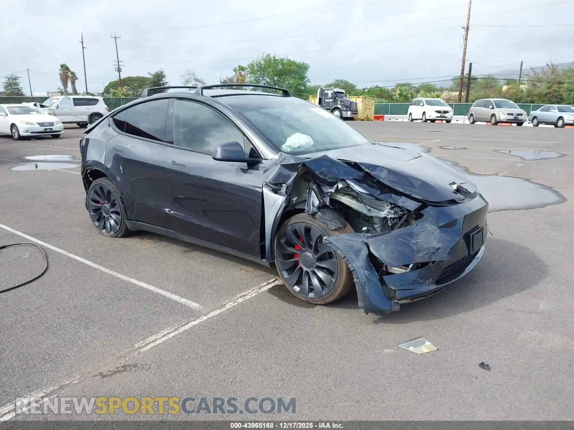 1 Фотография поврежденного автомобиля 7SAYGDEF4RF086532 TESLA MODEL Y 2024