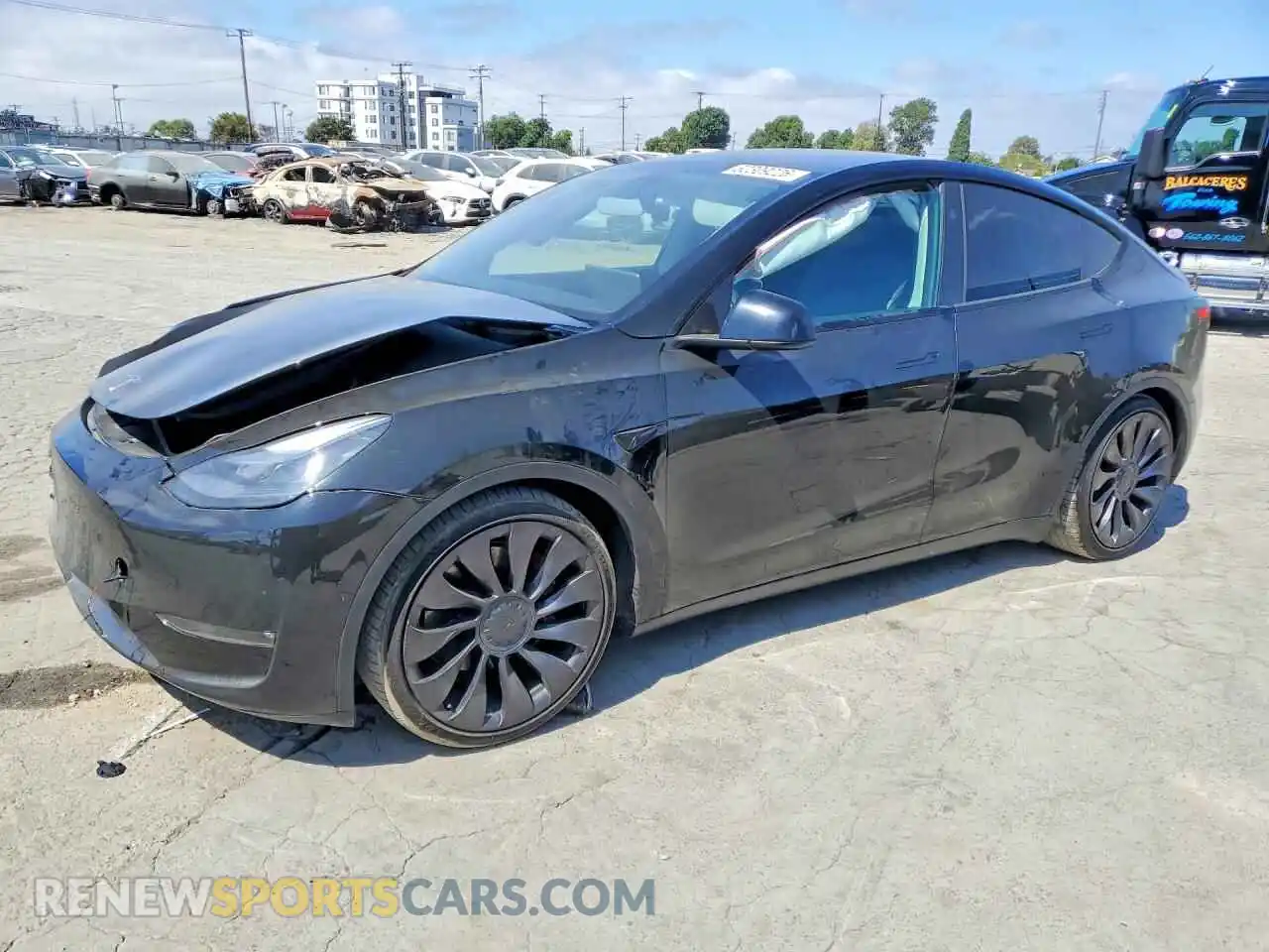 1 fotografías del automóvil dañado 7SAYGDEF5RF035301 TESLA MODEL Y 2024