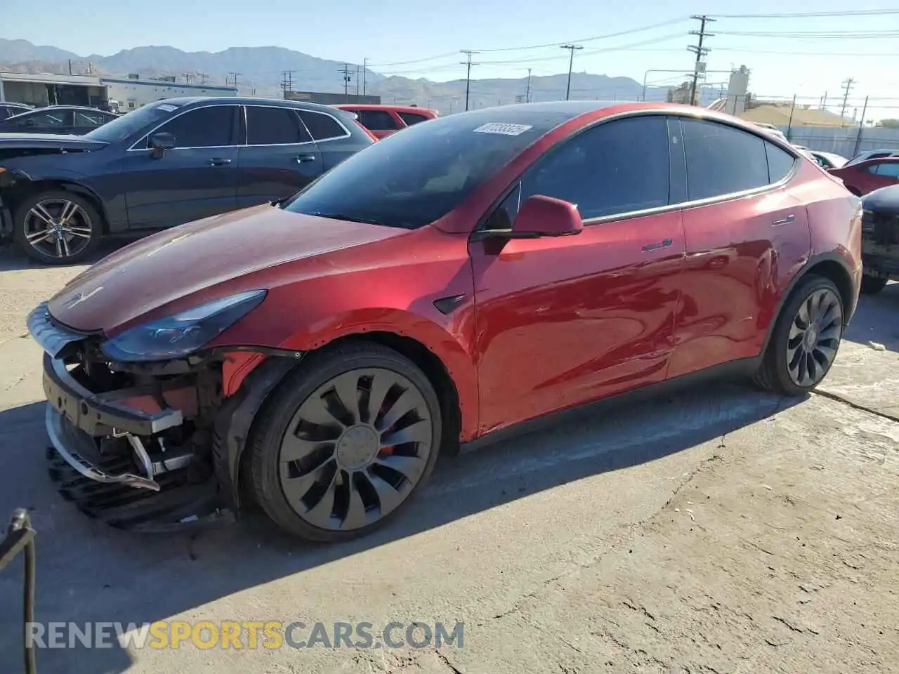 1 Фотография поврежденного автомобиля 7SAYGDEF5RF085051 TESLA MODEL Y 2024