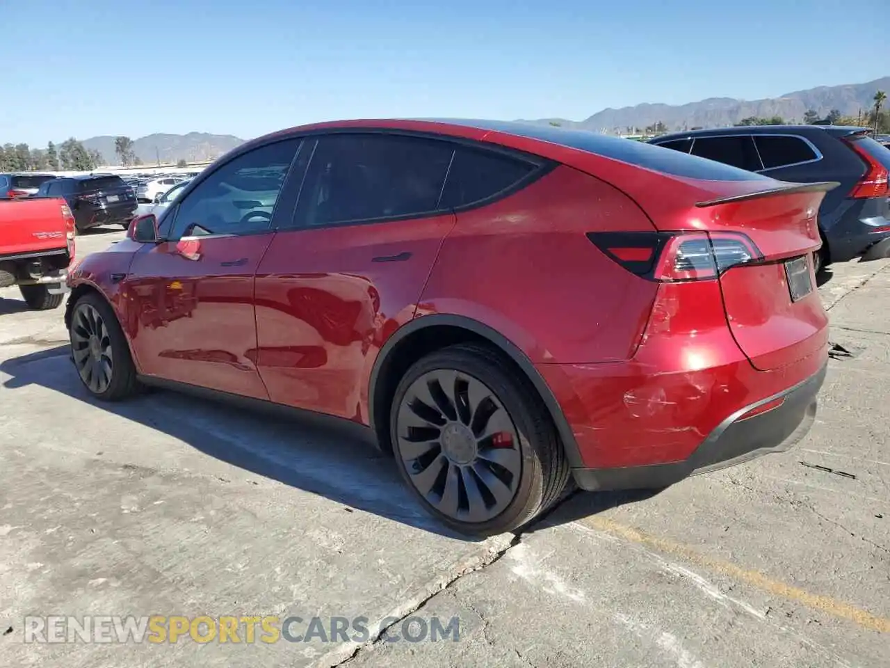 2 Фотография поврежденного автомобиля 7SAYGDEF5RF085051 TESLA MODEL Y 2024