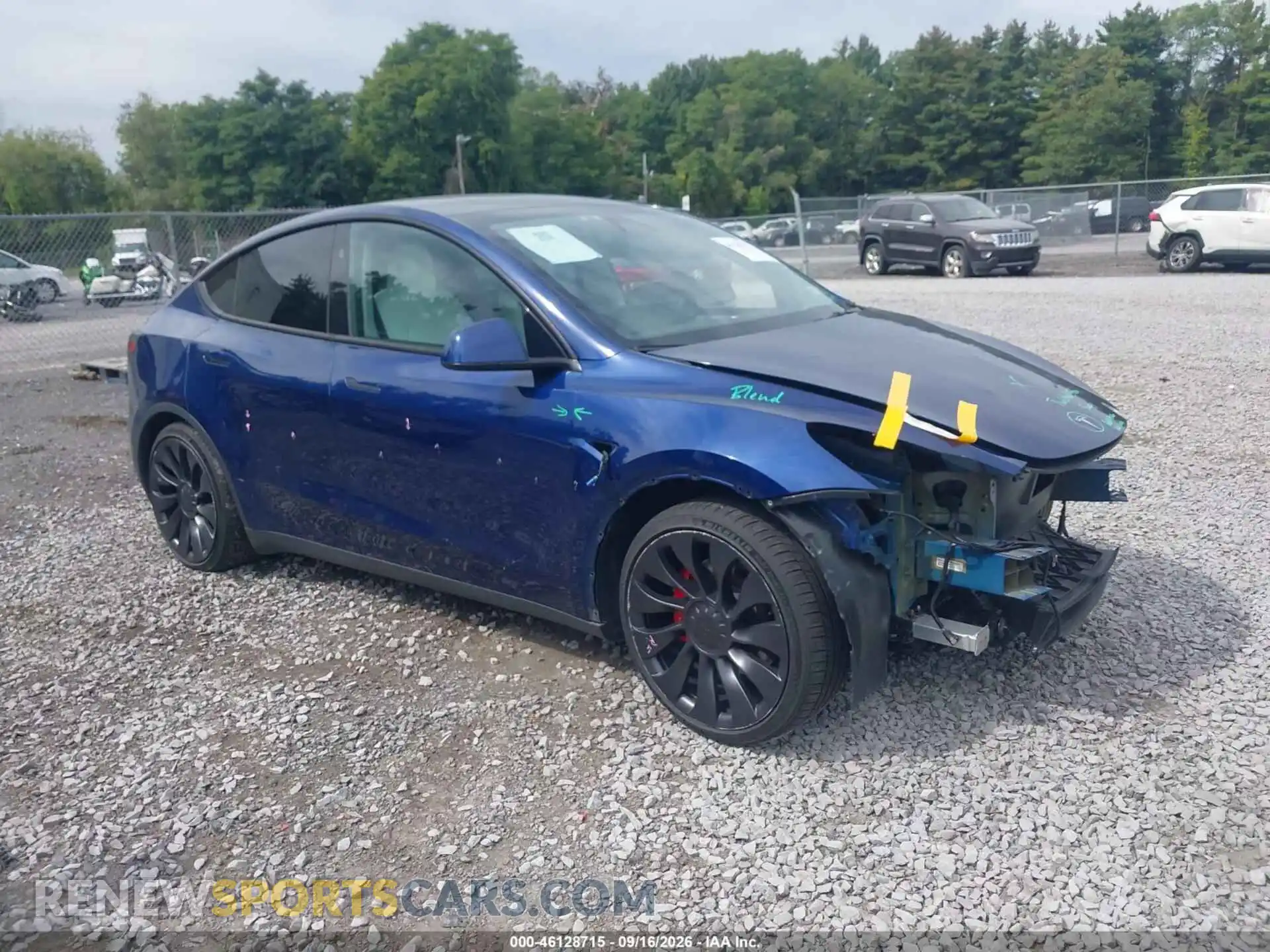 1 Photograph of a damaged car 7SAYGDEF6RA268620 TESLA MODEL Y 2024