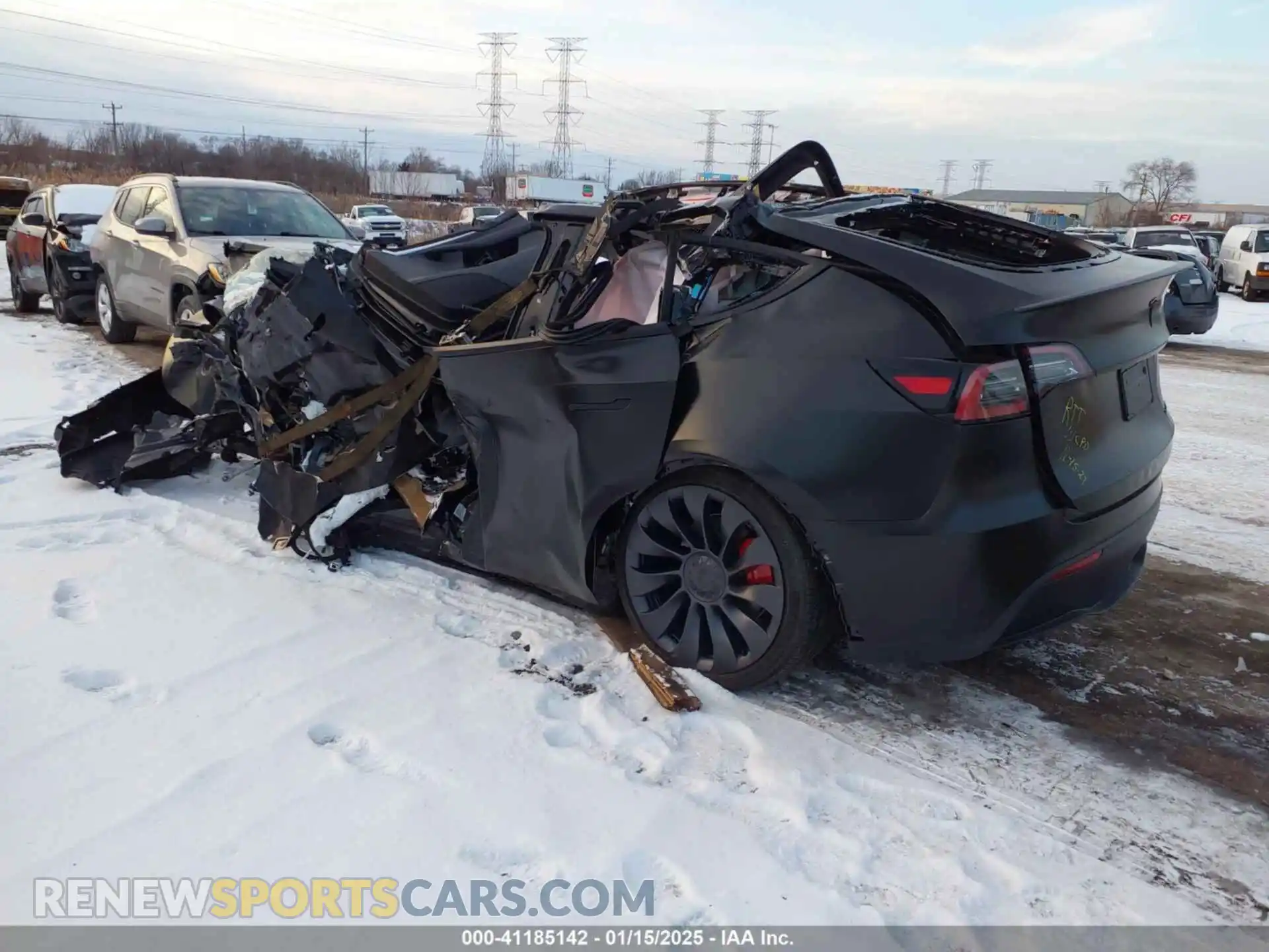 3 Фотография поврежденного автомобиля 7SAYGDEF6RF157939 TESLA MODEL Y 2024