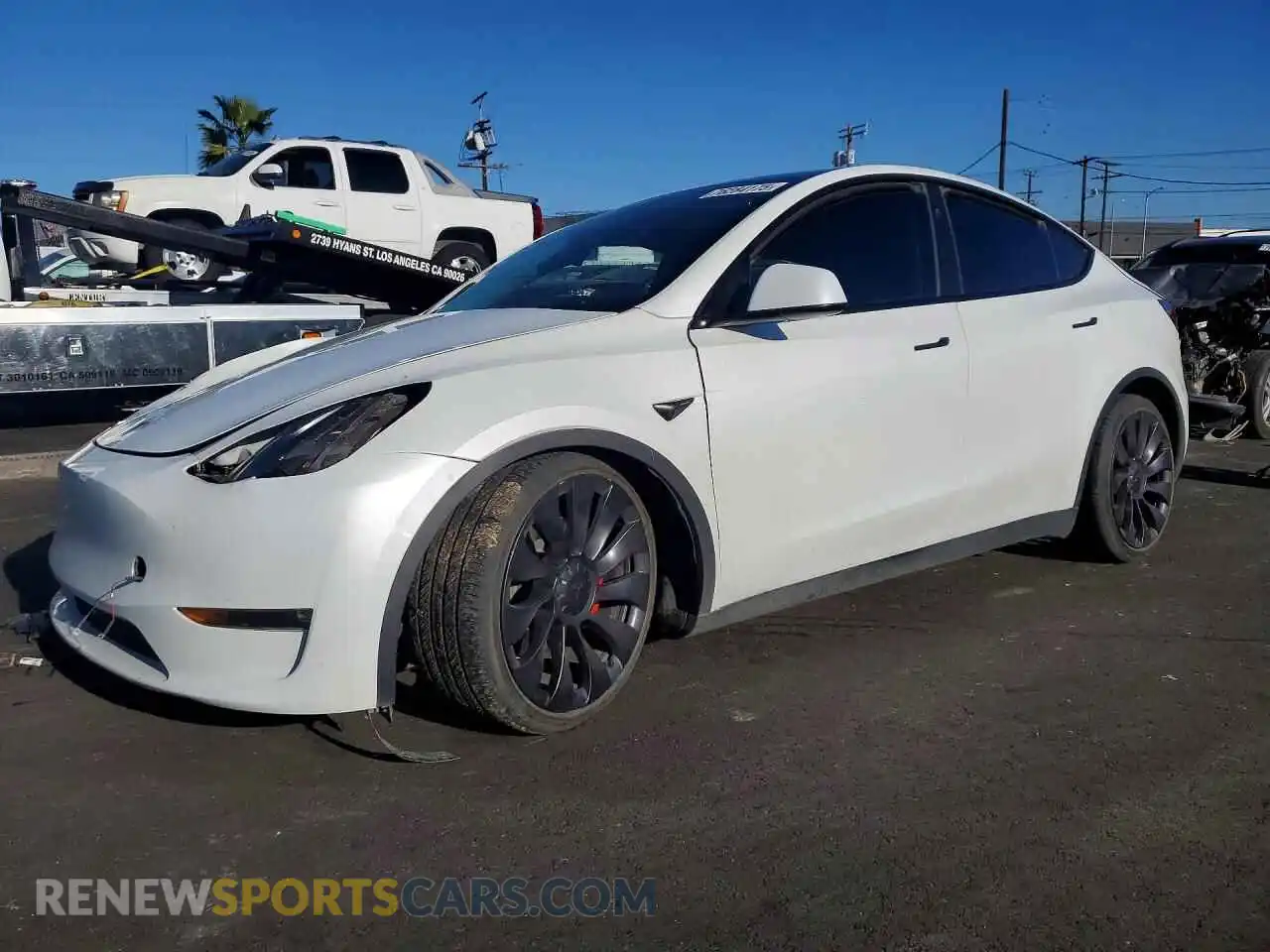 1 Photograph of a damaged car 7SAYGDEF6RF167502 TESLA MODEL Y 2024