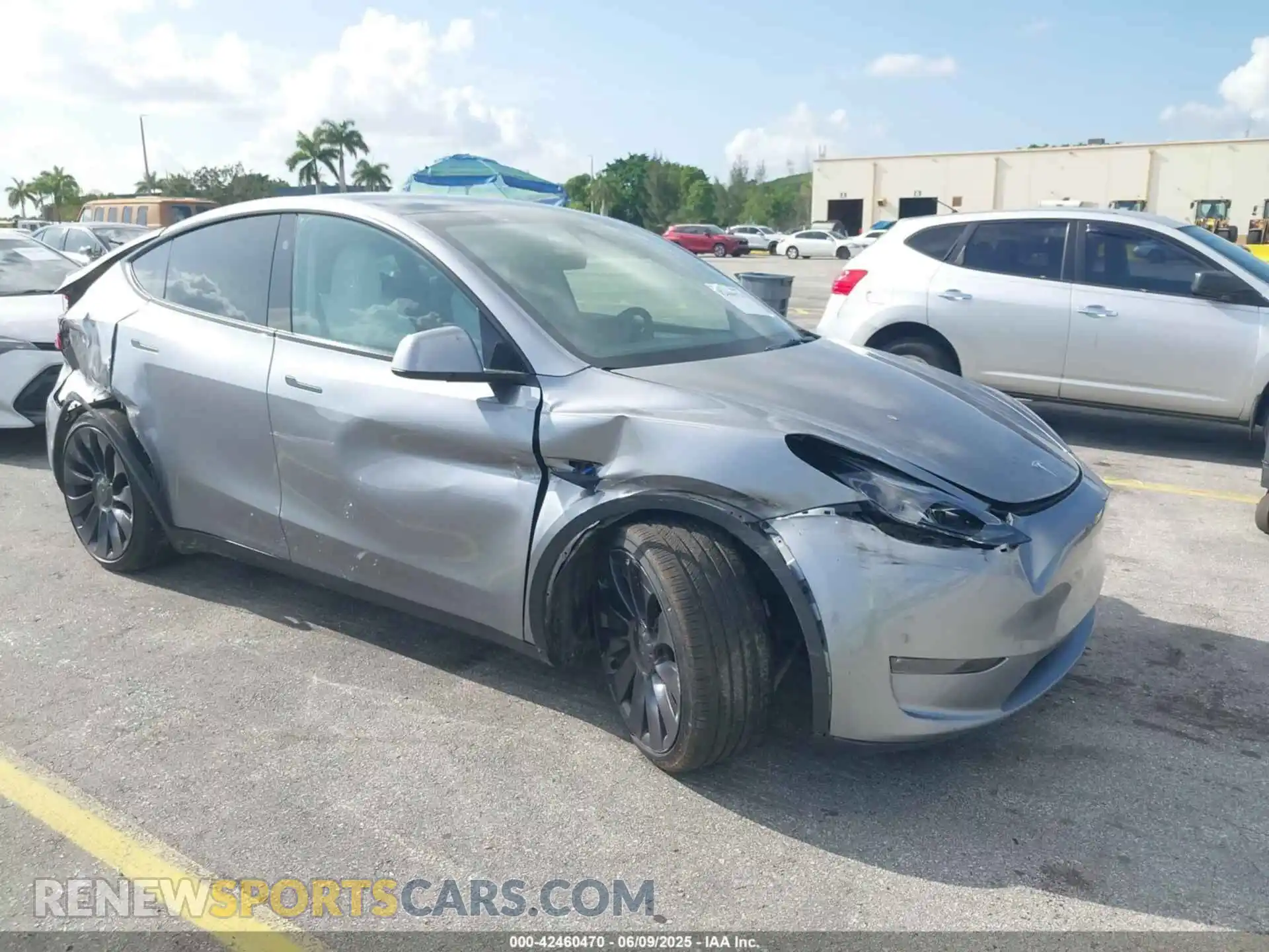 1 Photograph of a damaged car 7SAYGDEF7RA296765 TESLA MODEL Y 2024