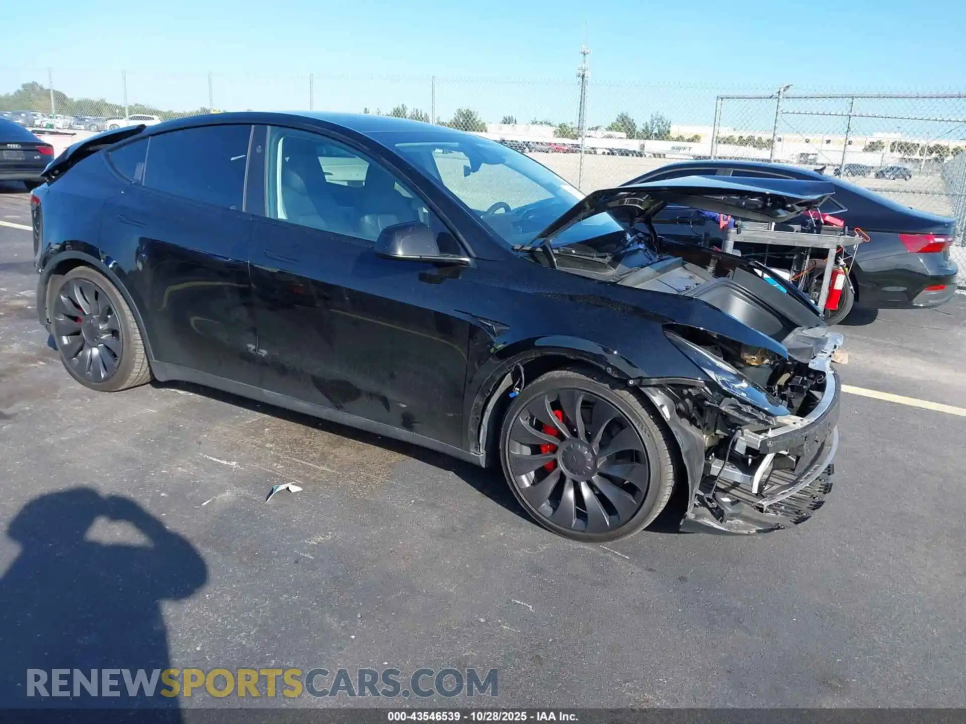1 Фотография поврежденного автомобиля 7SAYGDEF7RF042587 TESLA MODEL Y 2024