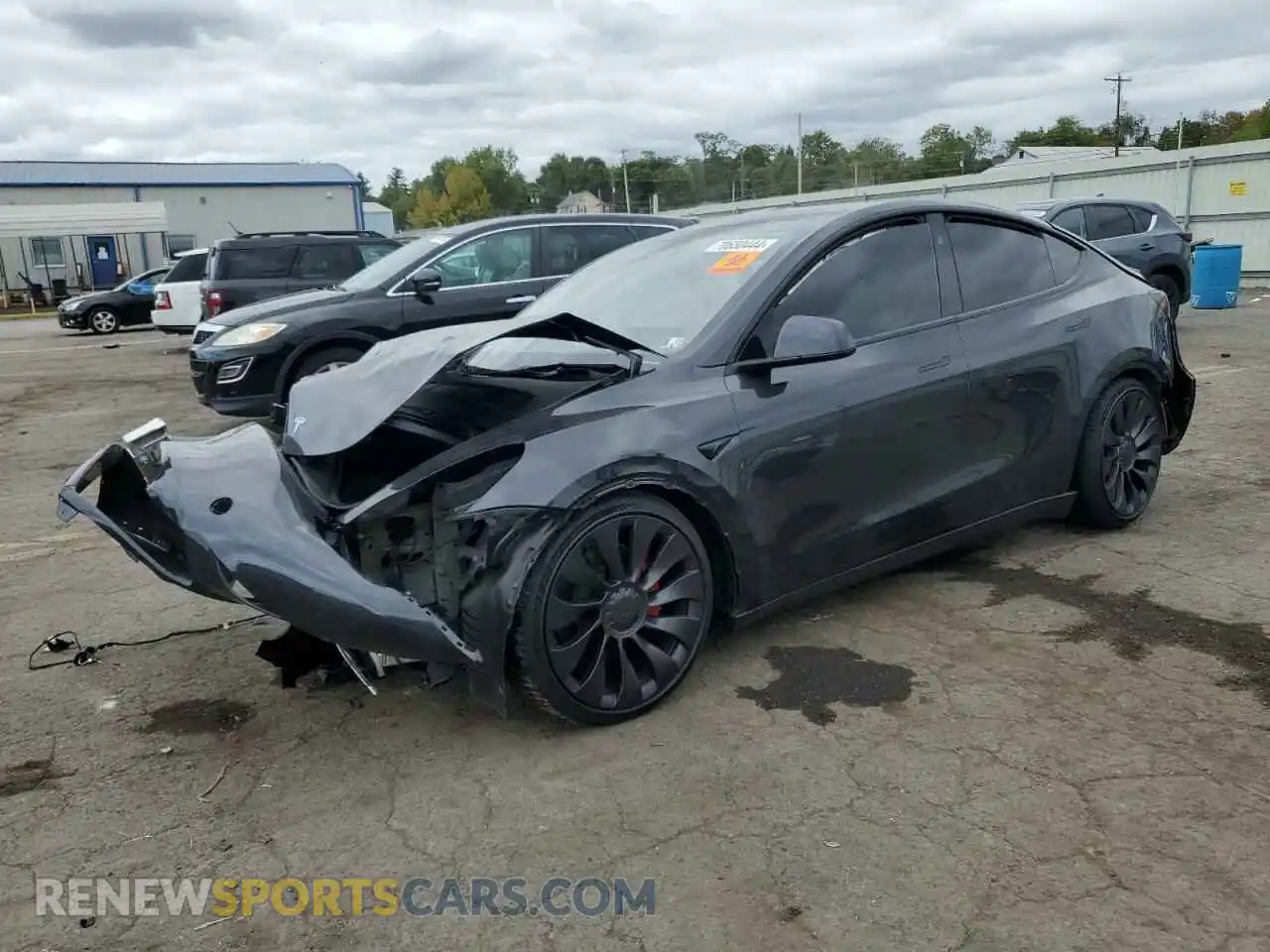 1 Photograph of a damaged car 7SAYGDEF7RF049037 TESLA MODEL Y 2024