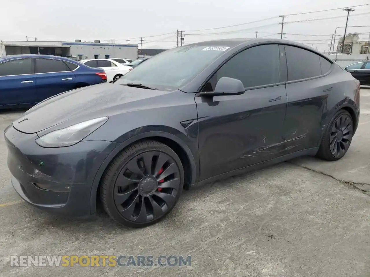 1 Photograph of a damaged car 7SAYGDEF8RF024552 TESLA MODEL Y 2024