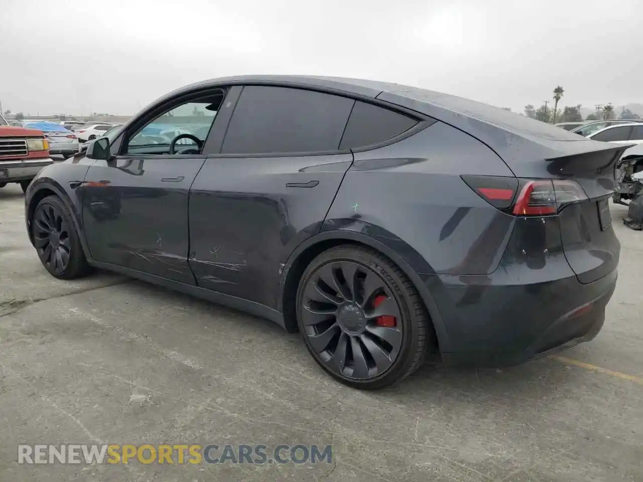 2 Photograph of a damaged car 7SAYGDEF8RF024552 TESLA MODEL Y 2024