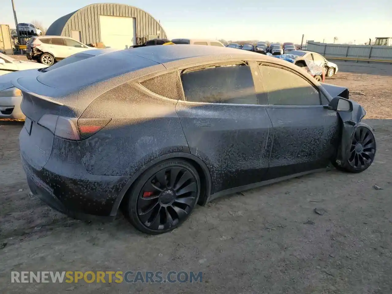 3 Photograph of a damaged car 7SAYGDEF8RF034384 TESLA MODEL Y 2024