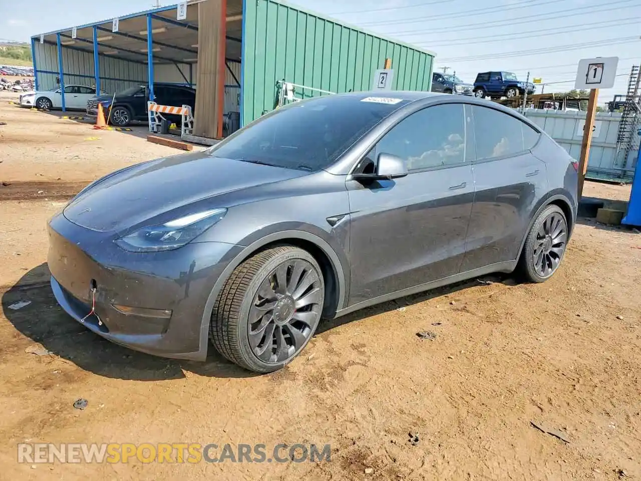 1 Фотография поврежденного автомобиля 7SAYGDEF8RF050004 TESLA MODEL Y 2024
