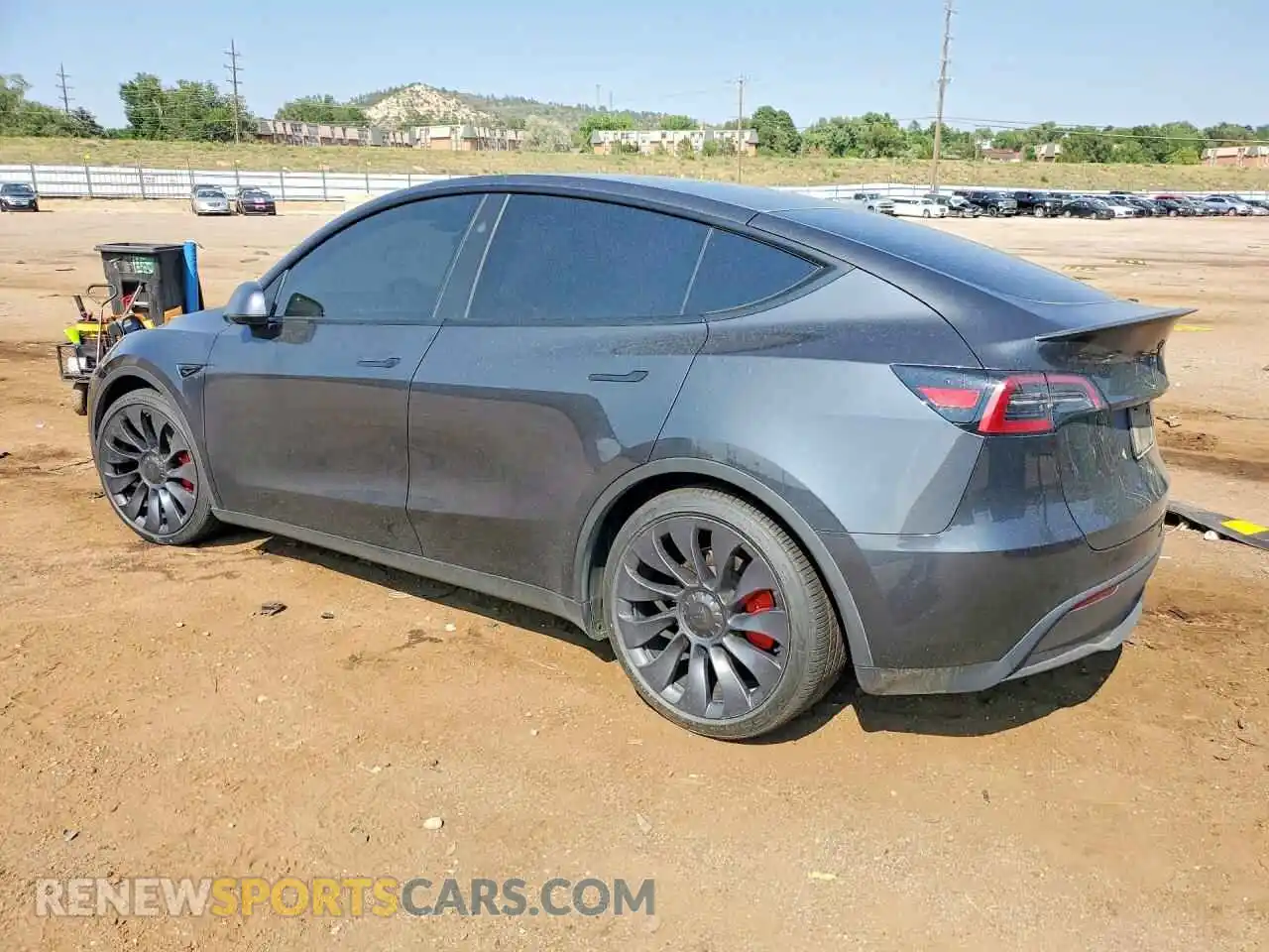2 Фотография поврежденного автомобиля 7SAYGDEF8RF050004 TESLA MODEL Y 2024