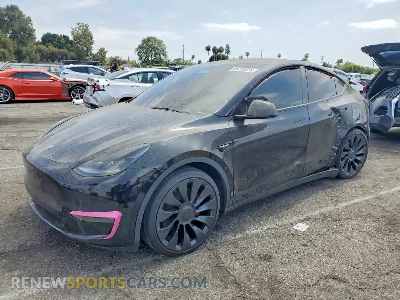1 Photograph of a damaged car 7SAYGDEF8RF077770 TESLA MODEL Y 2024