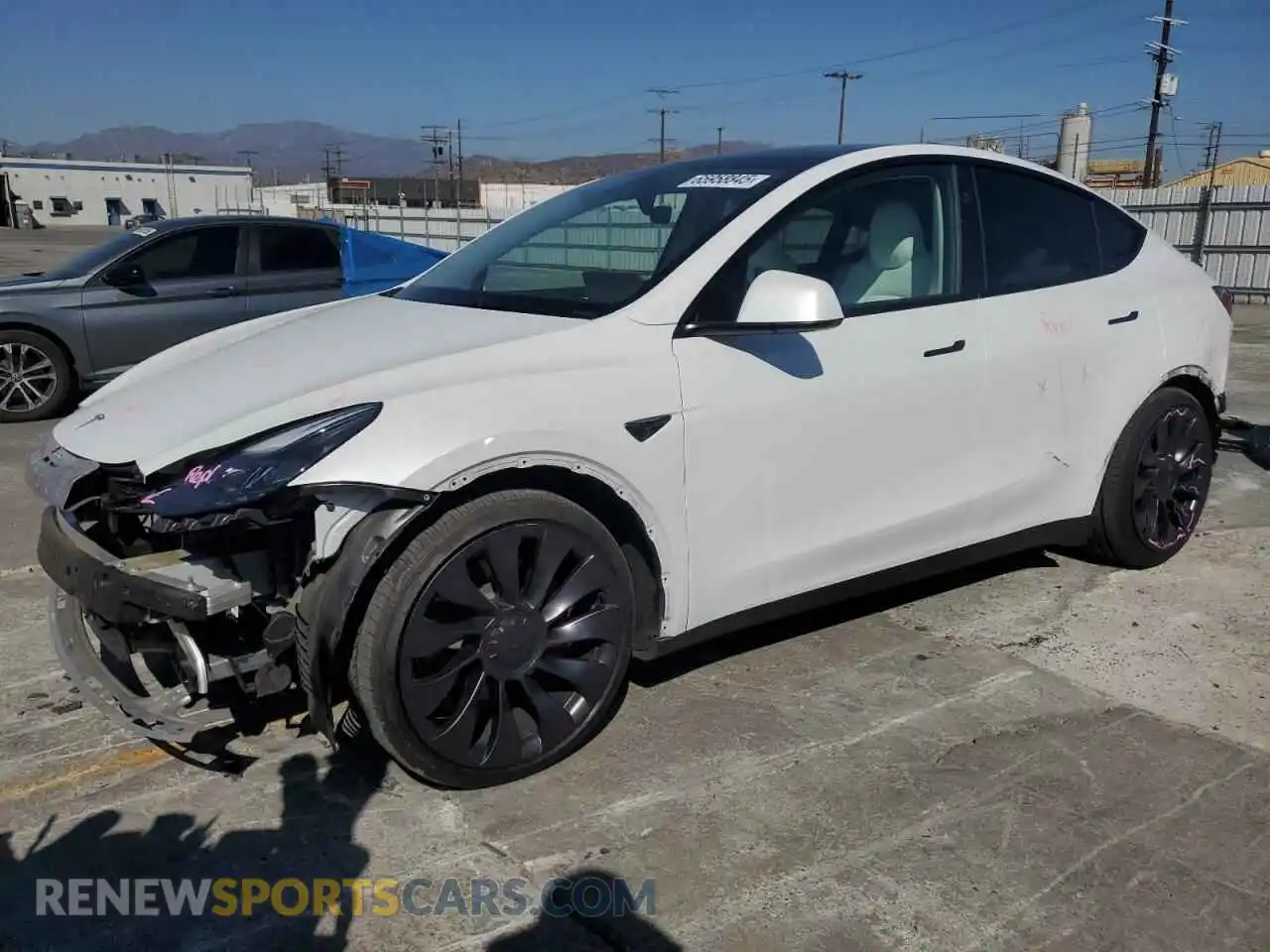 1 Photograph of a damaged car 7SAYGDEF8RF131584 TESLA MODEL Y 2024