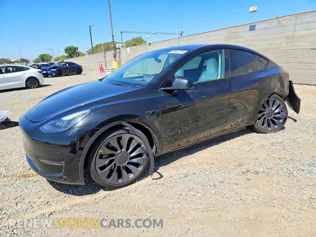 1 fotografías del automóvil dañado 7SAYGDEF8RF132993 TESLA MODEL Y 2024