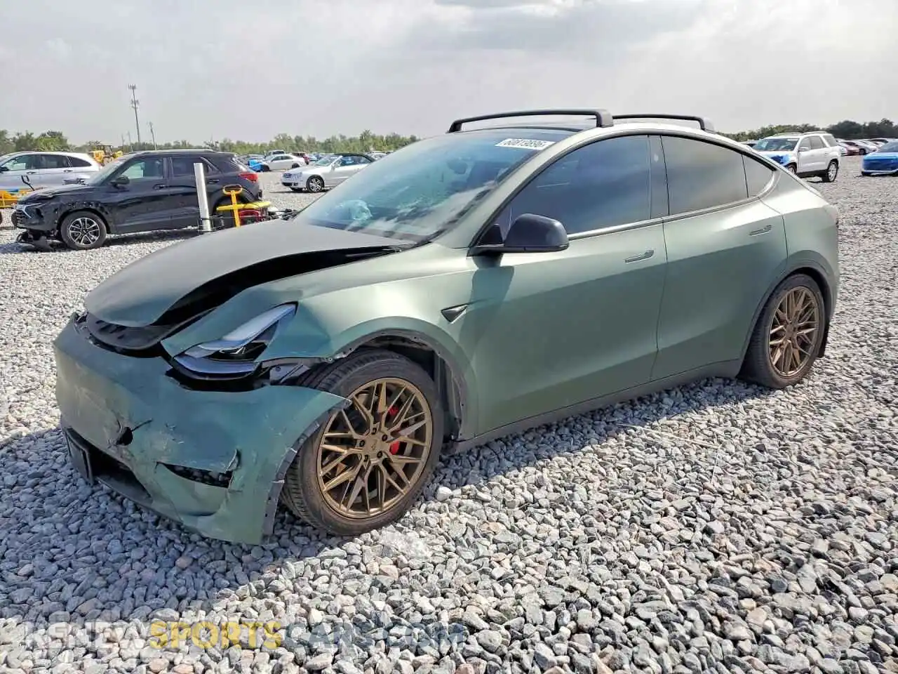 1 Фотография поврежденного автомобиля 7SAYGDEF9RA262794 TESLA MODEL Y 2024