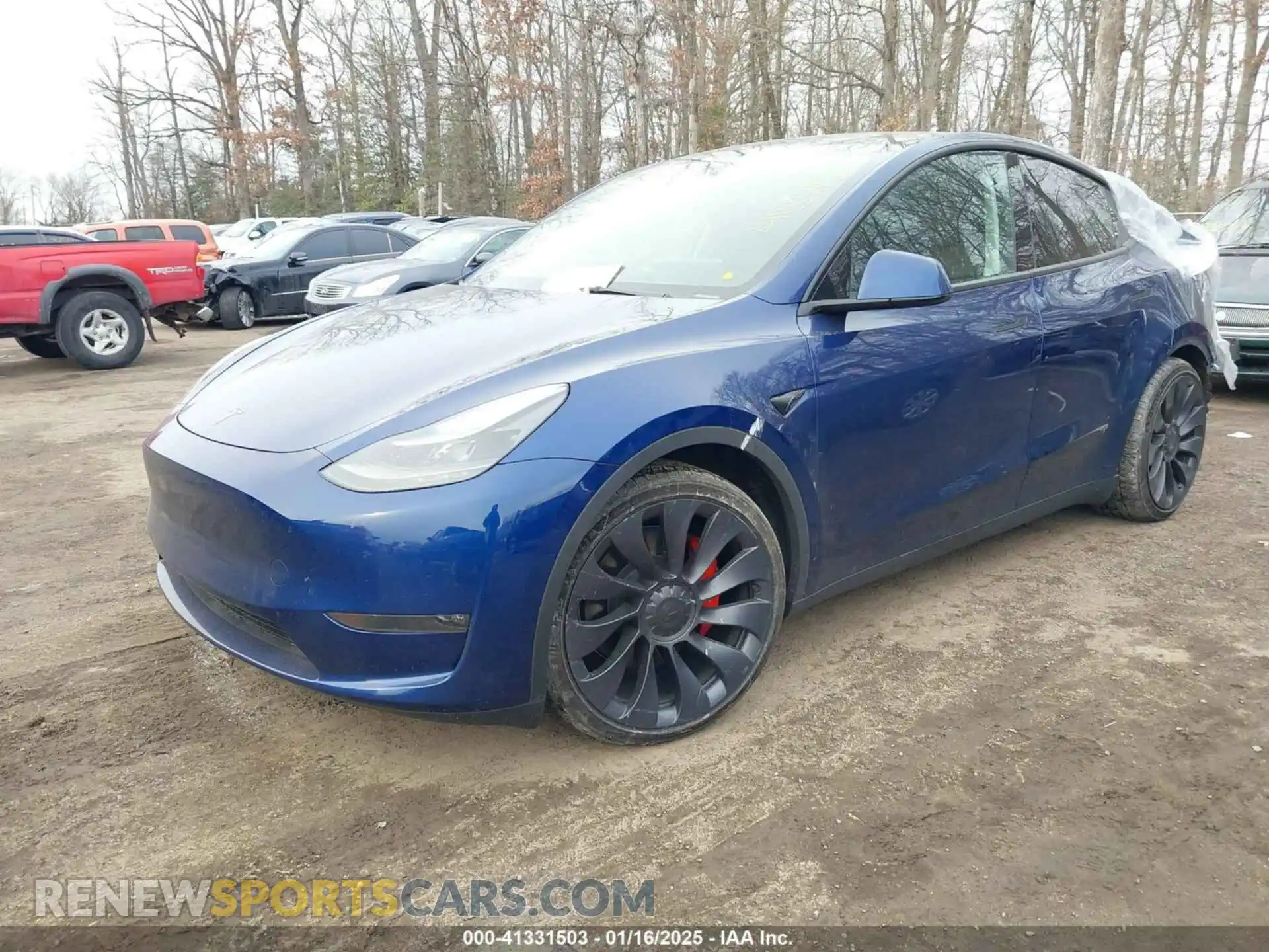 2 Photograph of a damaged car 7SAYGDEFXRA268040 TESLA MODEL Y 2024