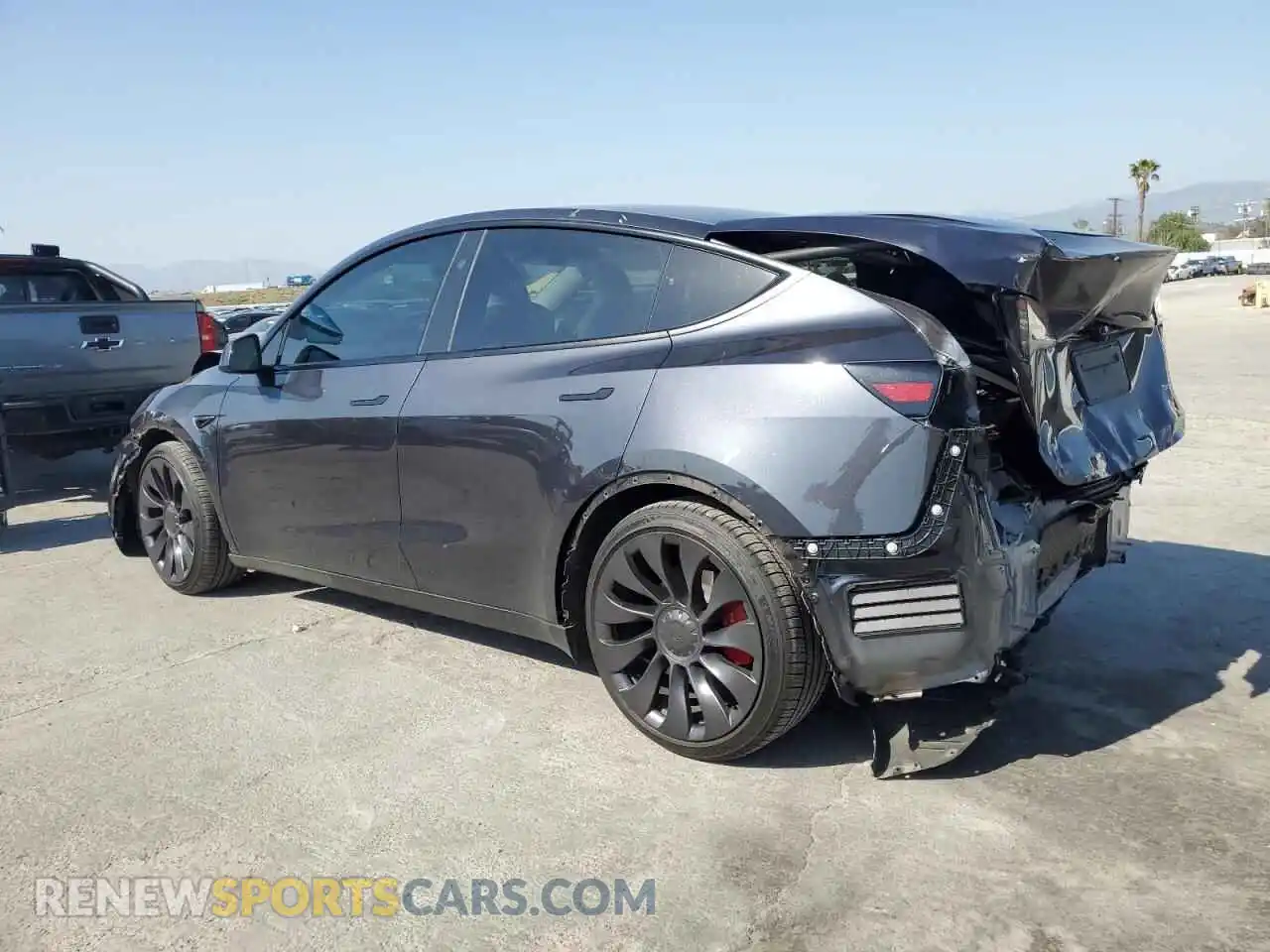 2 Фотография поврежденного автомобиля 7SAYGDEFXRF024486 TESLA MODEL Y 2024