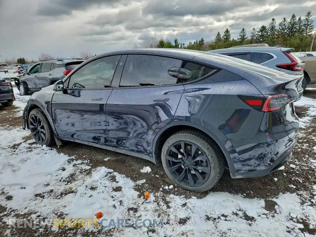 2 Photograph of a damaged car LRWYGDEE1RC670496 TESLA MODEL Y 2024