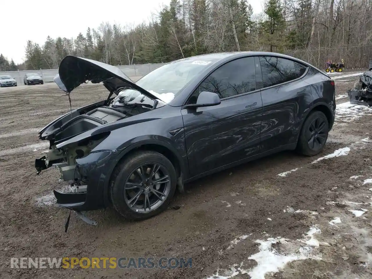 1 Photograph of a damaged car LRWYGDEE9RC639688 TESLA MODEL Y 2024