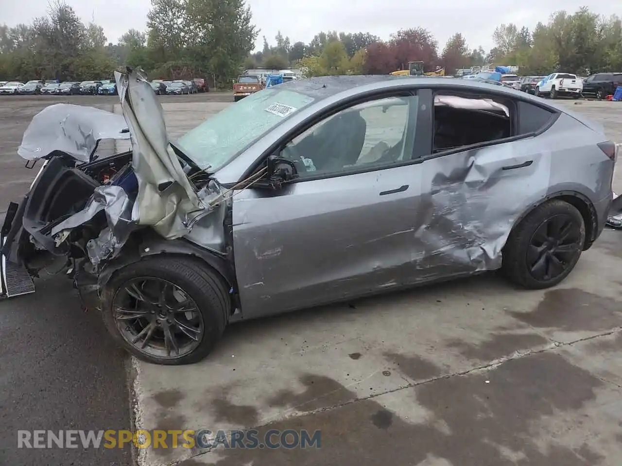 1 Photograph of a damaged car 7SAYGAEE0SF222652 TESLA MODEL Y 2025