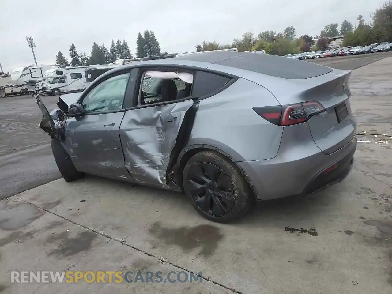 2 Photograph of a damaged car 7SAYGAEE0SF222652 TESLA MODEL Y 2025