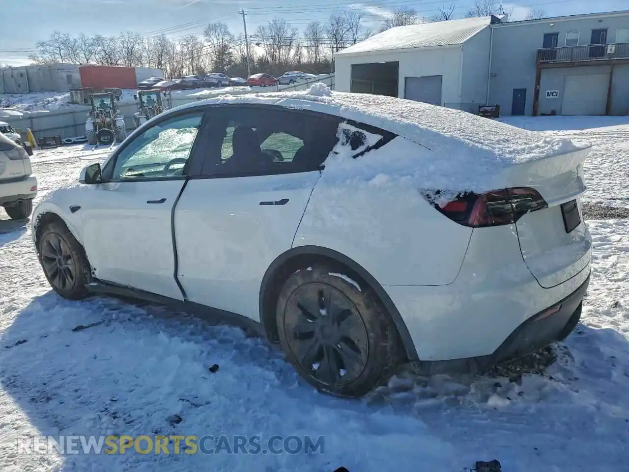 2 Photograph of a damaged car 7SAYGAEE0SF244828 TESLA MODEL Y 2025
