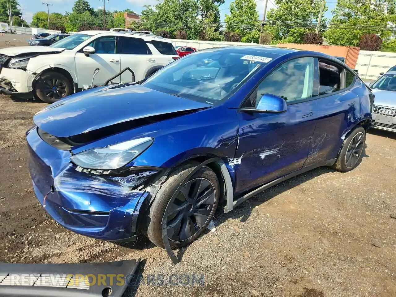 1 Фотография поврежденного автомобиля 7SAYGAEE0SF260642 TESLA MODEL Y 2025
