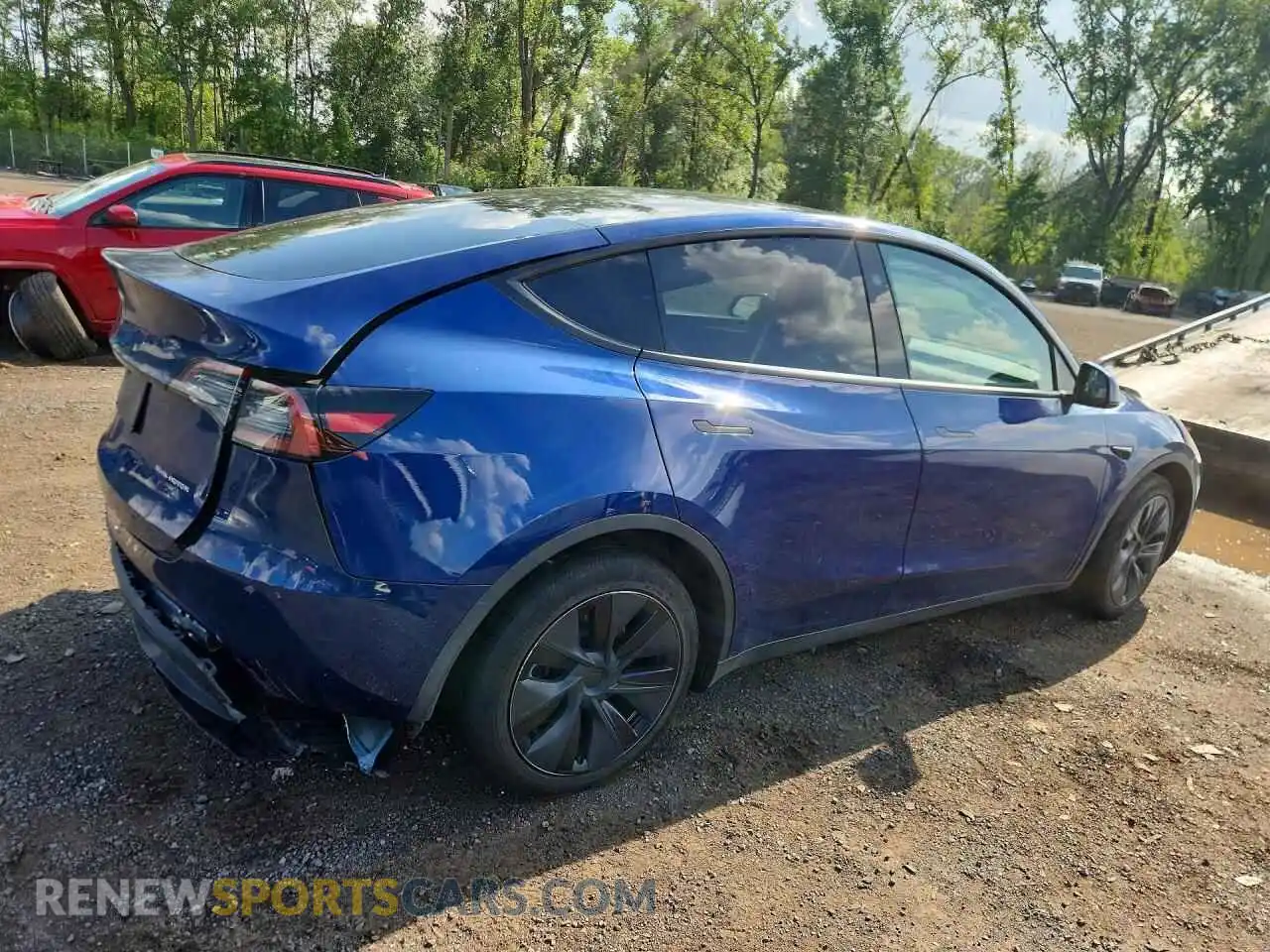 3 Фотография поврежденного автомобиля 7SAYGAEE0SF260642 TESLA MODEL Y 2025