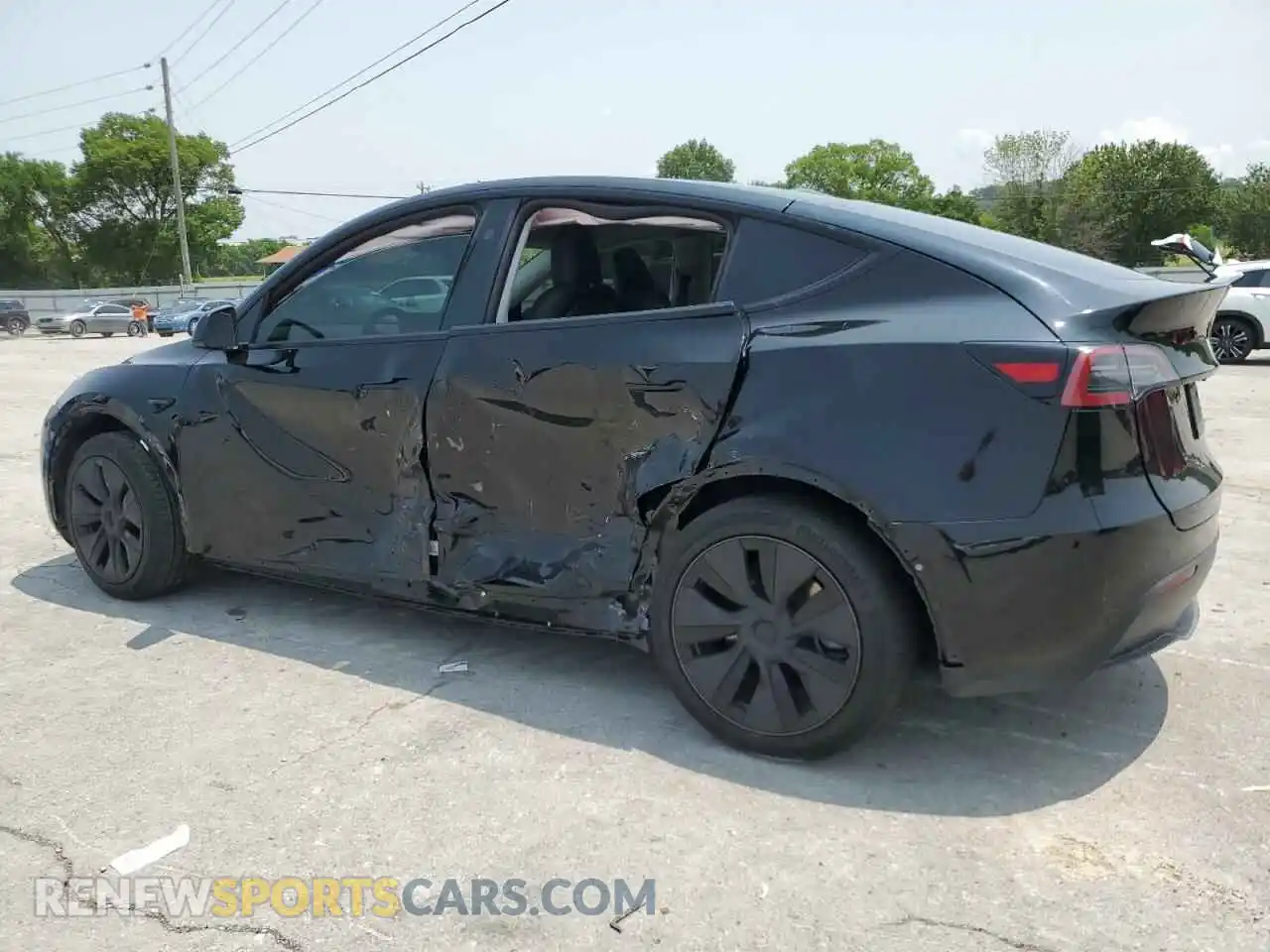 2 Photograph of a damaged car 7SAYGAEE0SF287016 TESLA MODEL Y 2025