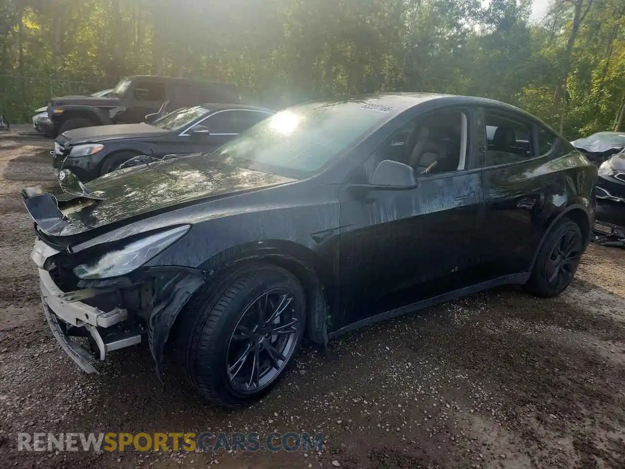 1 fotografías del automóvil dañado 7SAYGAEE1SF222613 TESLA MODEL Y 2025