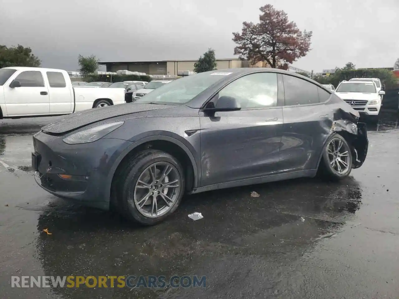 1 Photograph of a damaged car 7SAYGAEE1SF232171 TESLA MODEL Y 2025