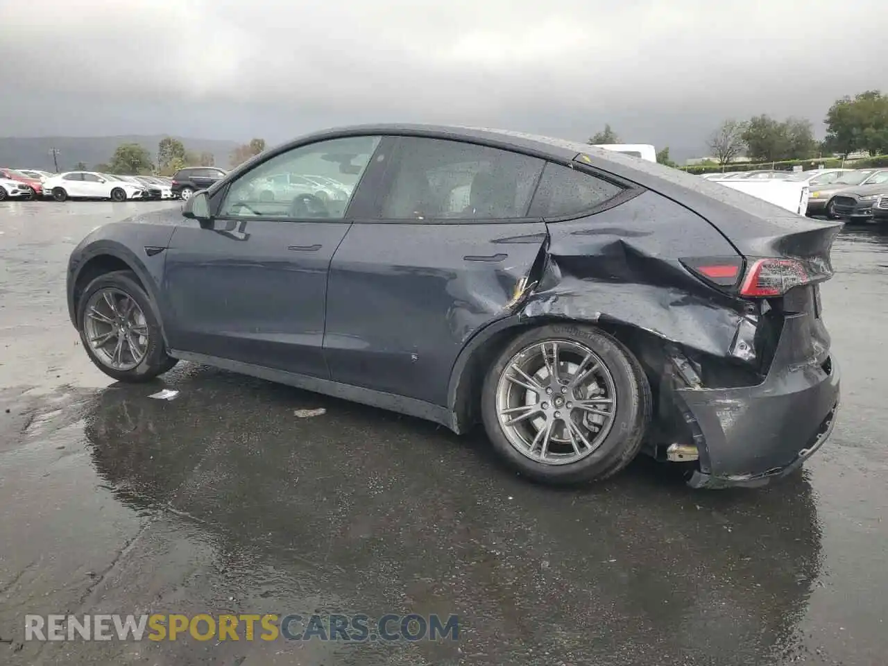 2 Photograph of a damaged car 7SAYGAEE1SF232171 TESLA MODEL Y 2025