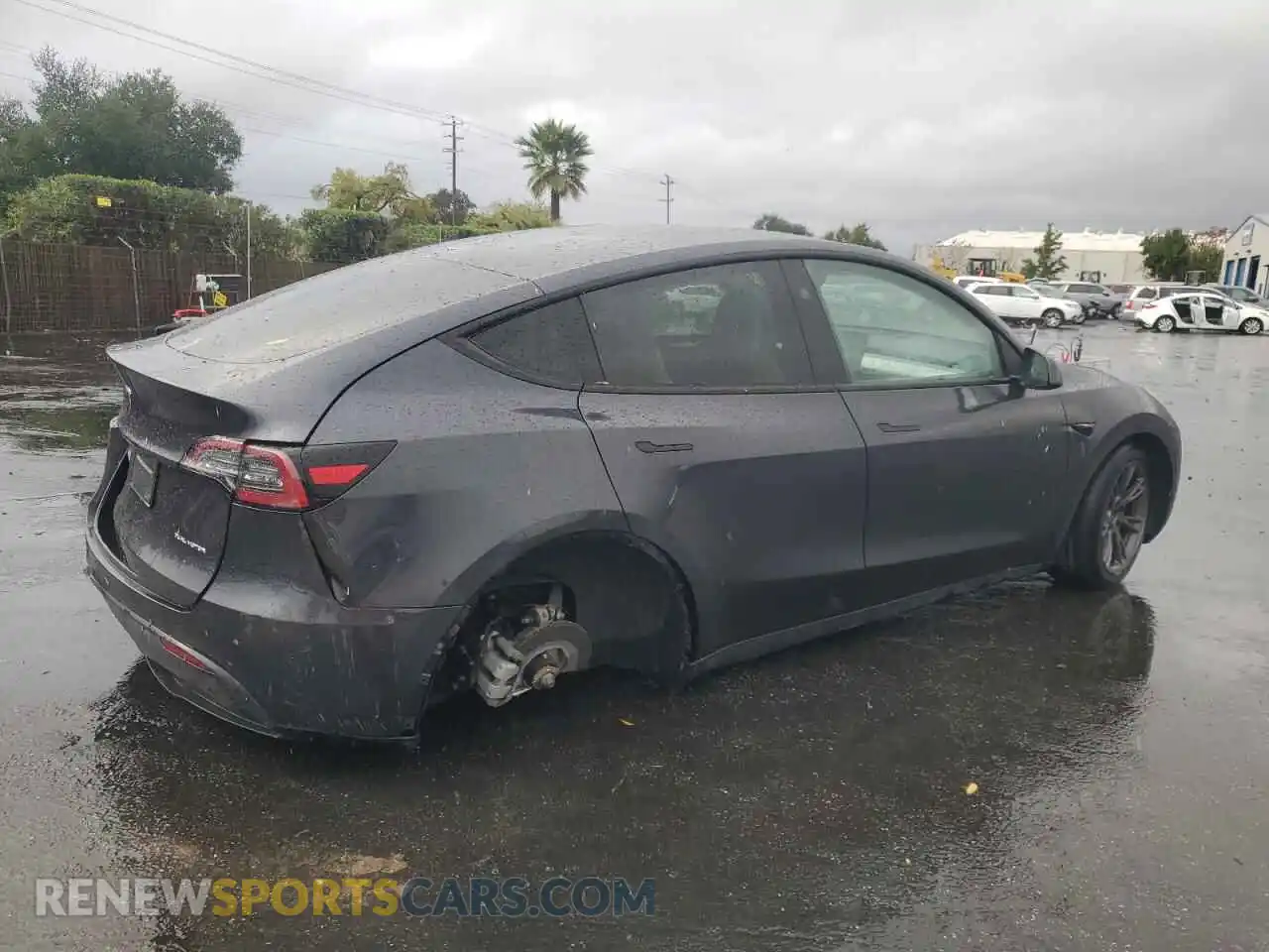 3 Photograph of a damaged car 7SAYGAEE1SF232171 TESLA MODEL Y 2025