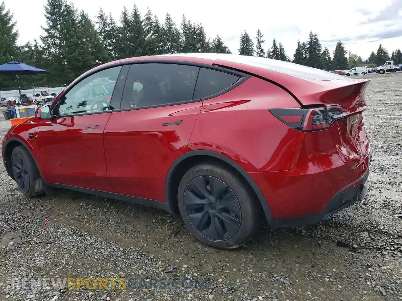2 Фотография поврежденного автомобиля 7SAYGAEE1SF254462 TESLA MODEL Y 2025