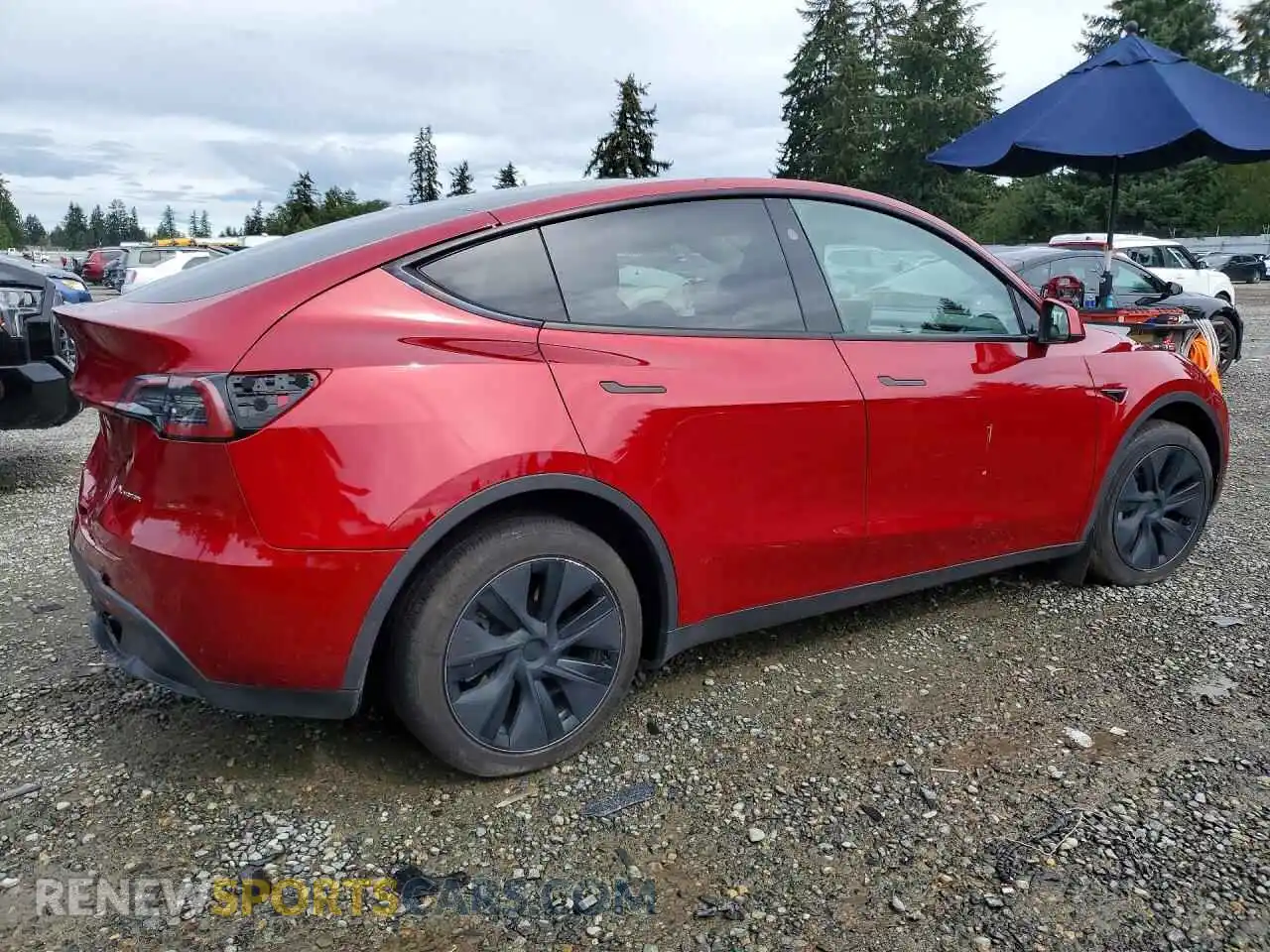 3 Фотография поврежденного автомобиля 7SAYGAEE1SF254462 TESLA MODEL Y 2025