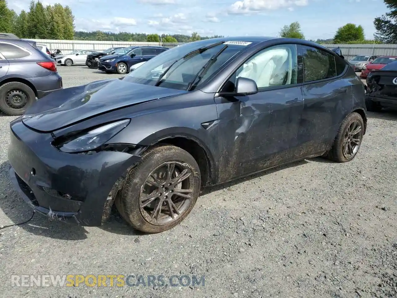 1 Photograph of a damaged car 7SAYGAEE1SF282178 TESLA MODEL Y 2025