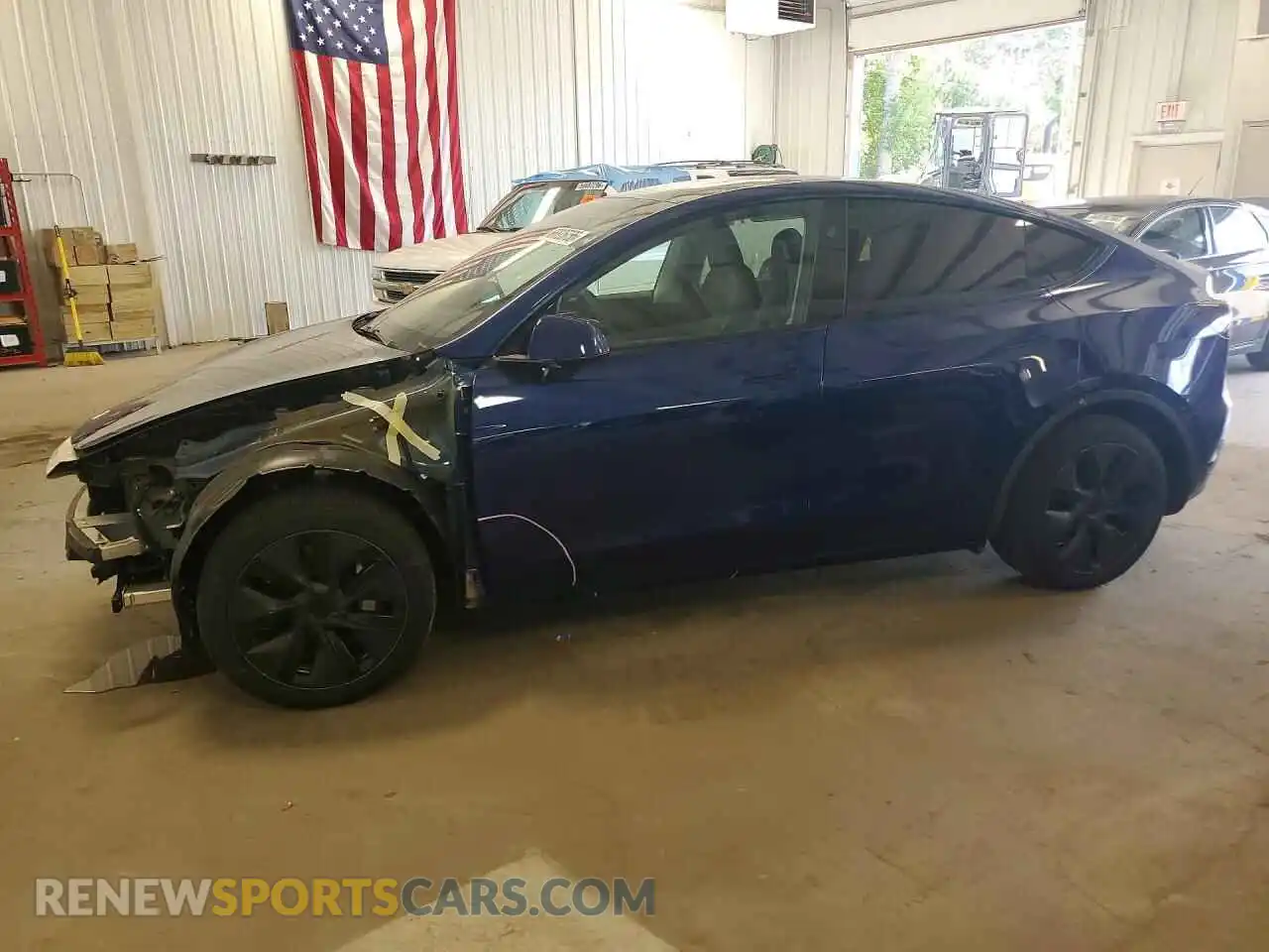 1 Photograph of a damaged car 7SAYGAEE1SF292922 TESLA MODEL Y 2025