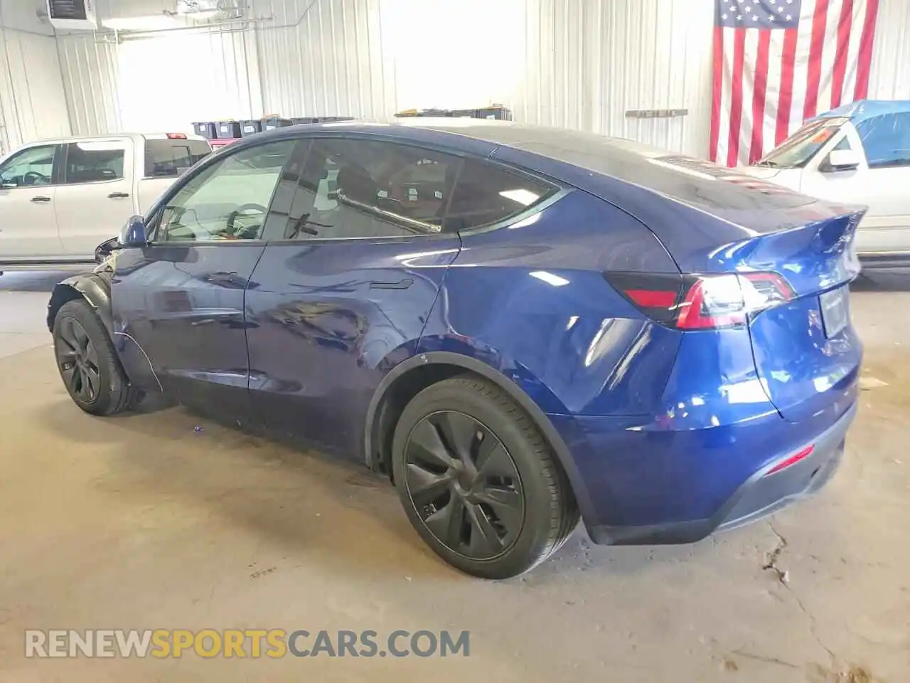 2 Photograph of a damaged car 7SAYGAEE1SF292922 TESLA MODEL Y 2025