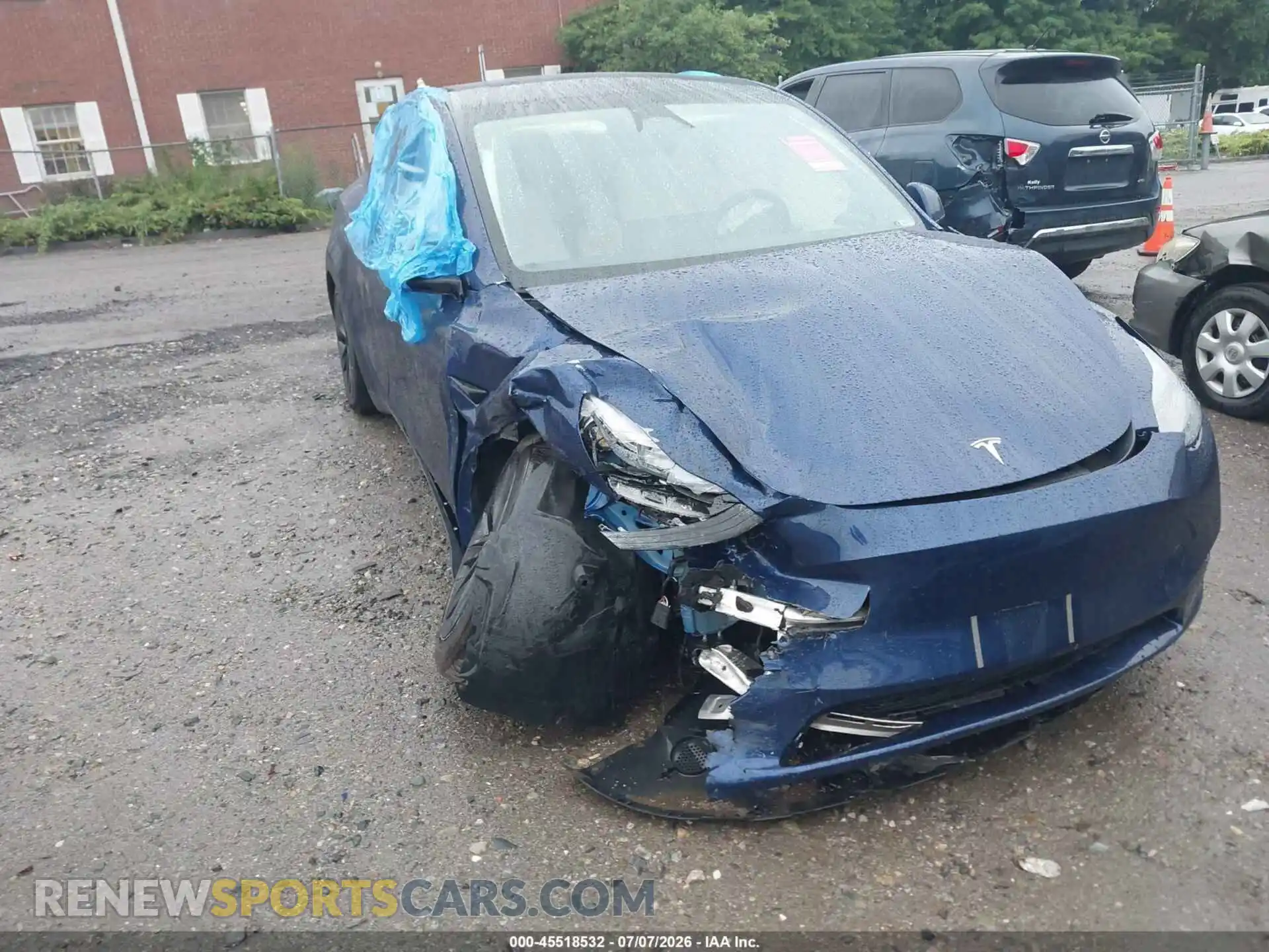 1 Photograph of a damaged car 7SAYGAEE3SF221849 TESLA MODEL Y 2025