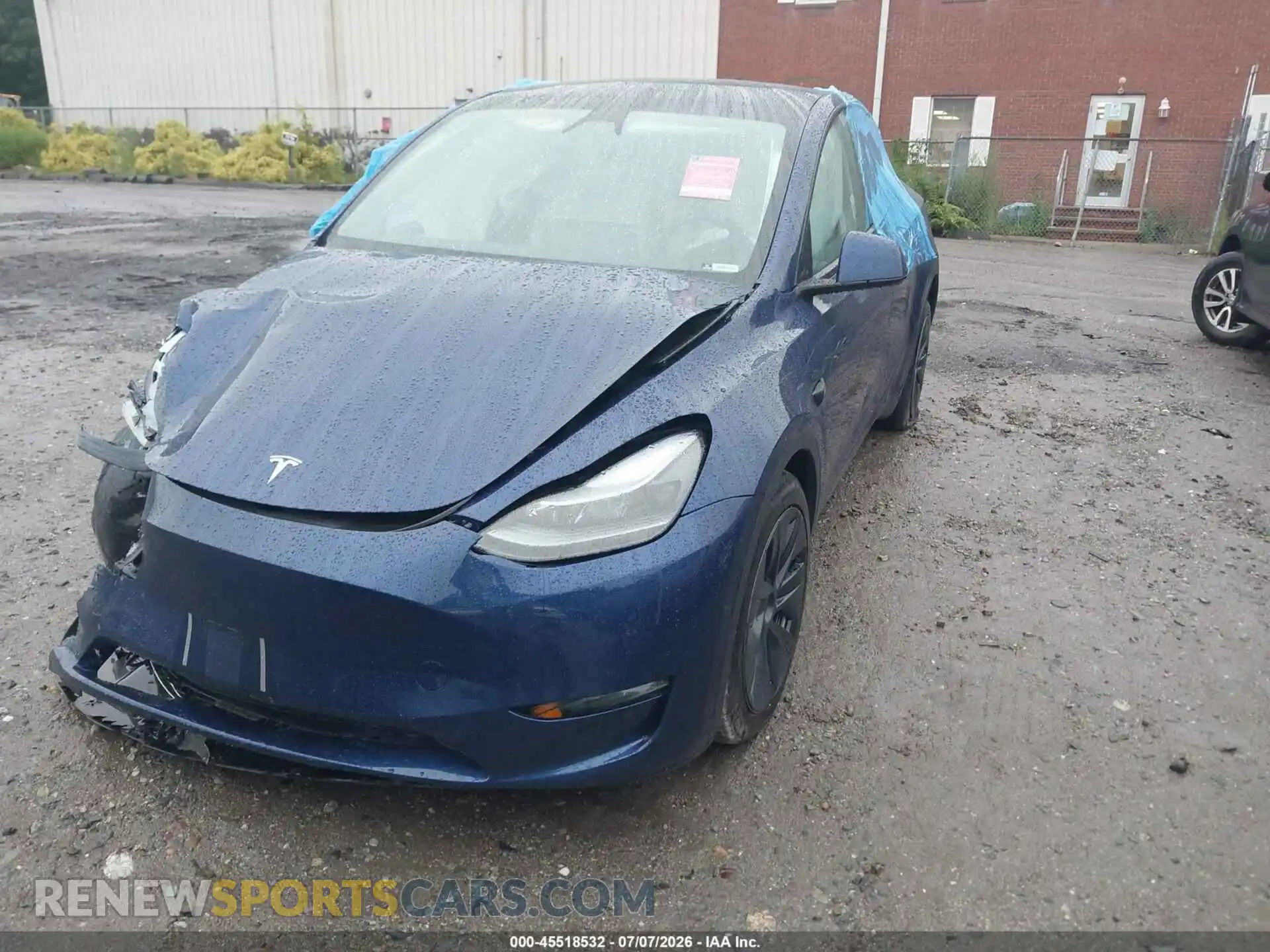 2 Photograph of a damaged car 7SAYGAEE3SF221849 TESLA MODEL Y 2025