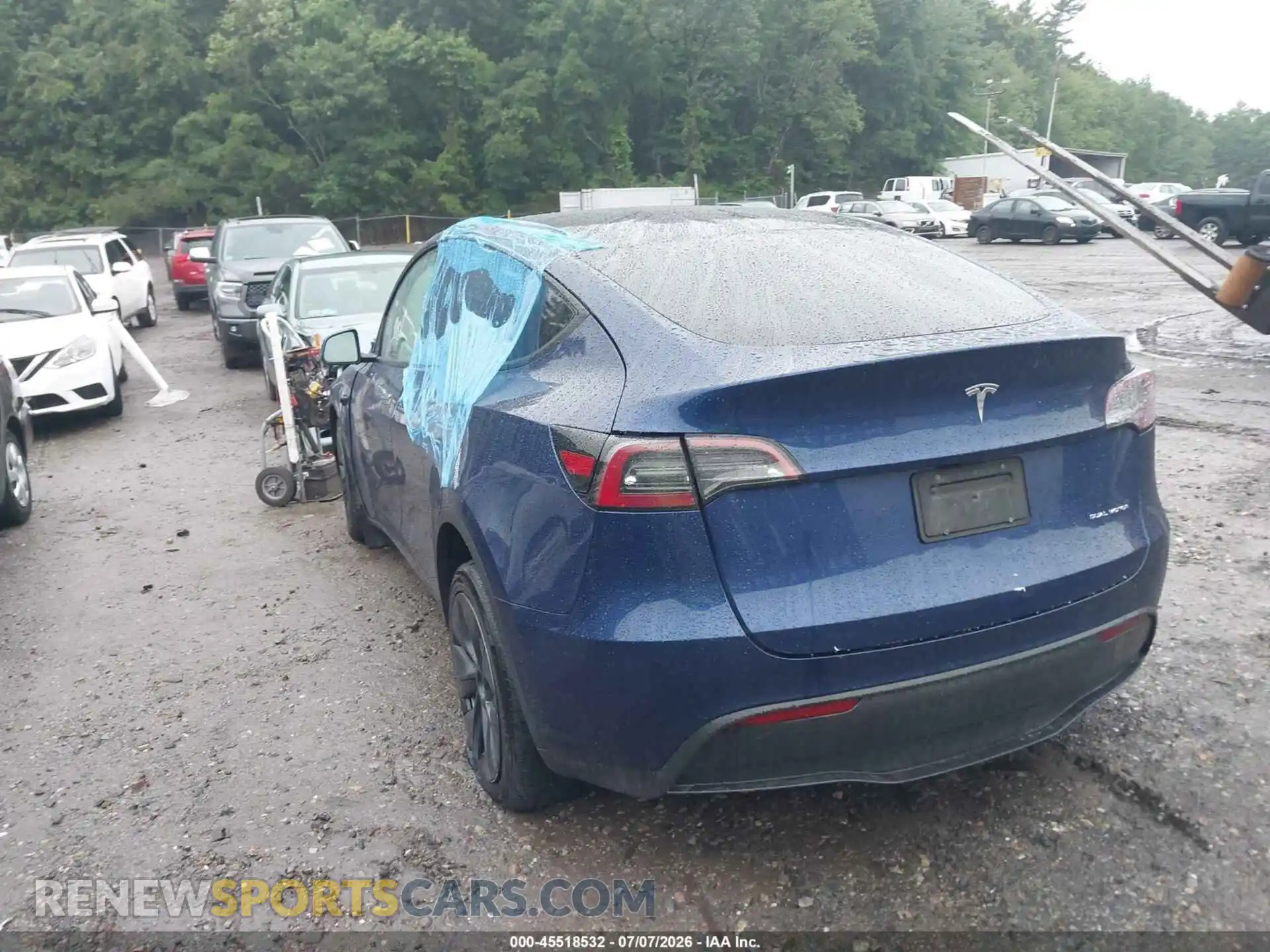 3 Photograph of a damaged car 7SAYGAEE3SF221849 TESLA MODEL Y 2025