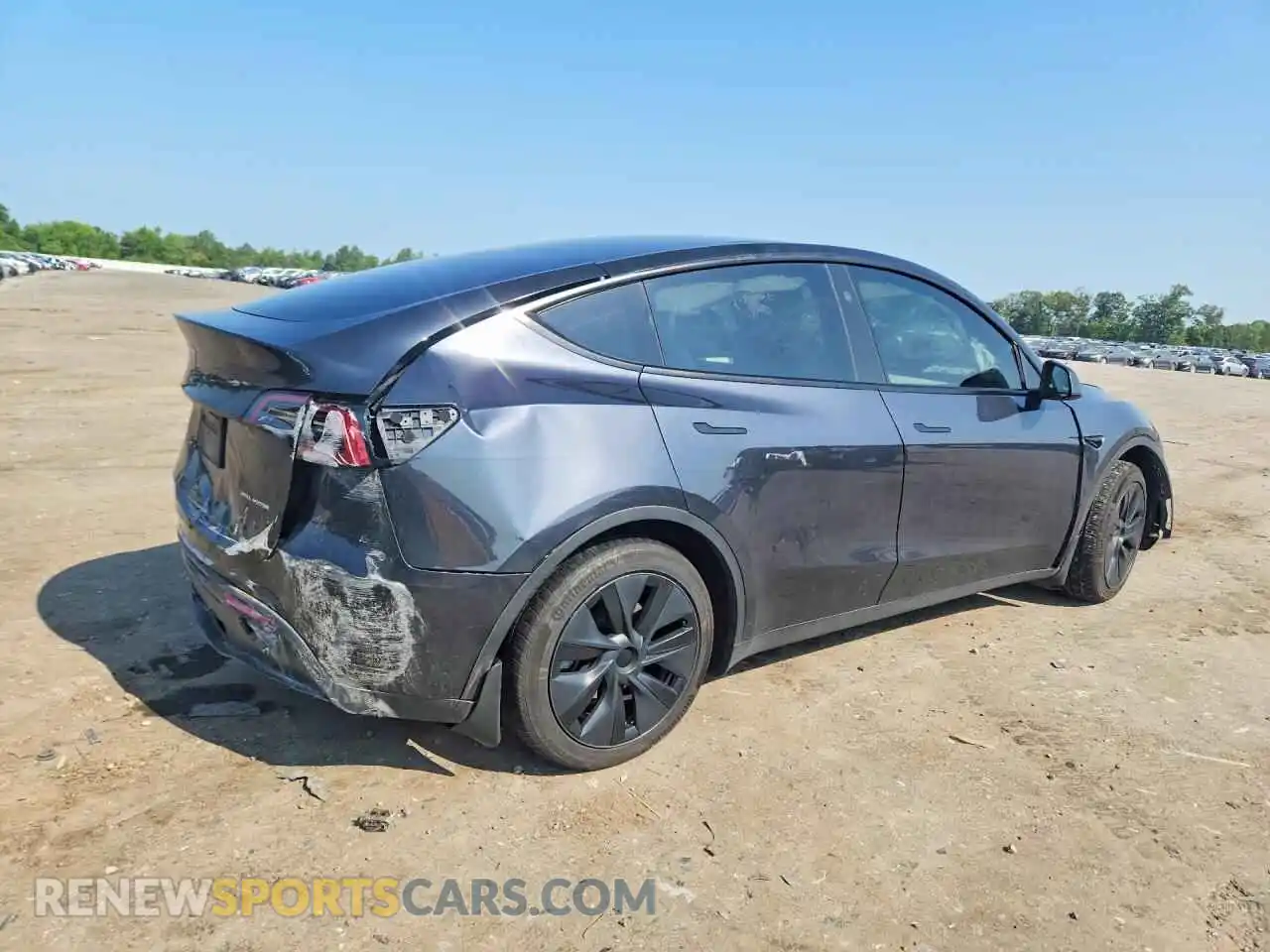 3 fotografías del automóvil dañado 7SAYGAEE3SF232303 TESLA MODEL Y 2025
