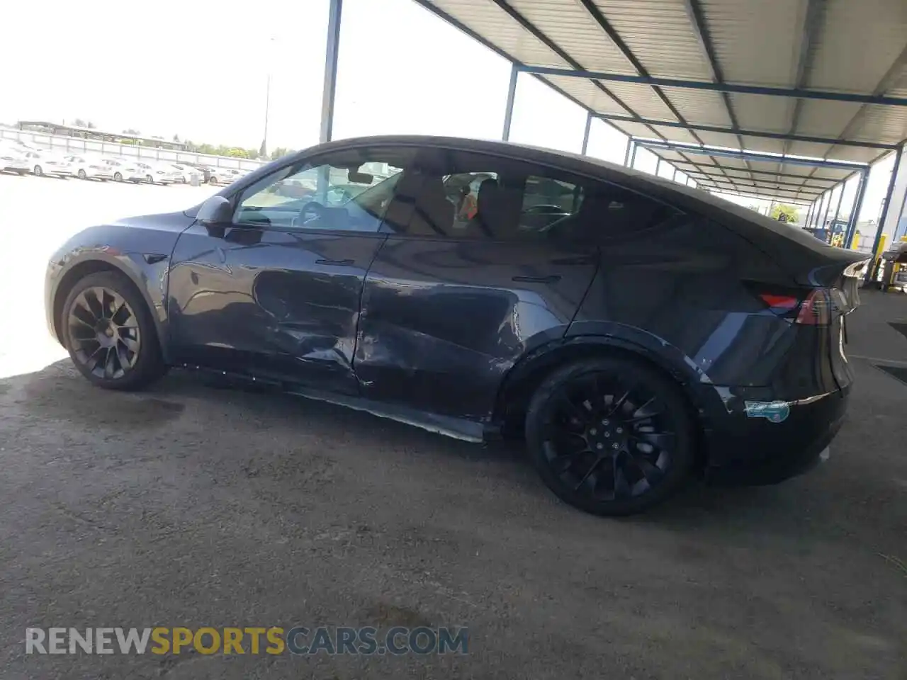 2 Photograph of a damaged car 7SAYGAEE3SF245892 TESLA MODEL Y 2025