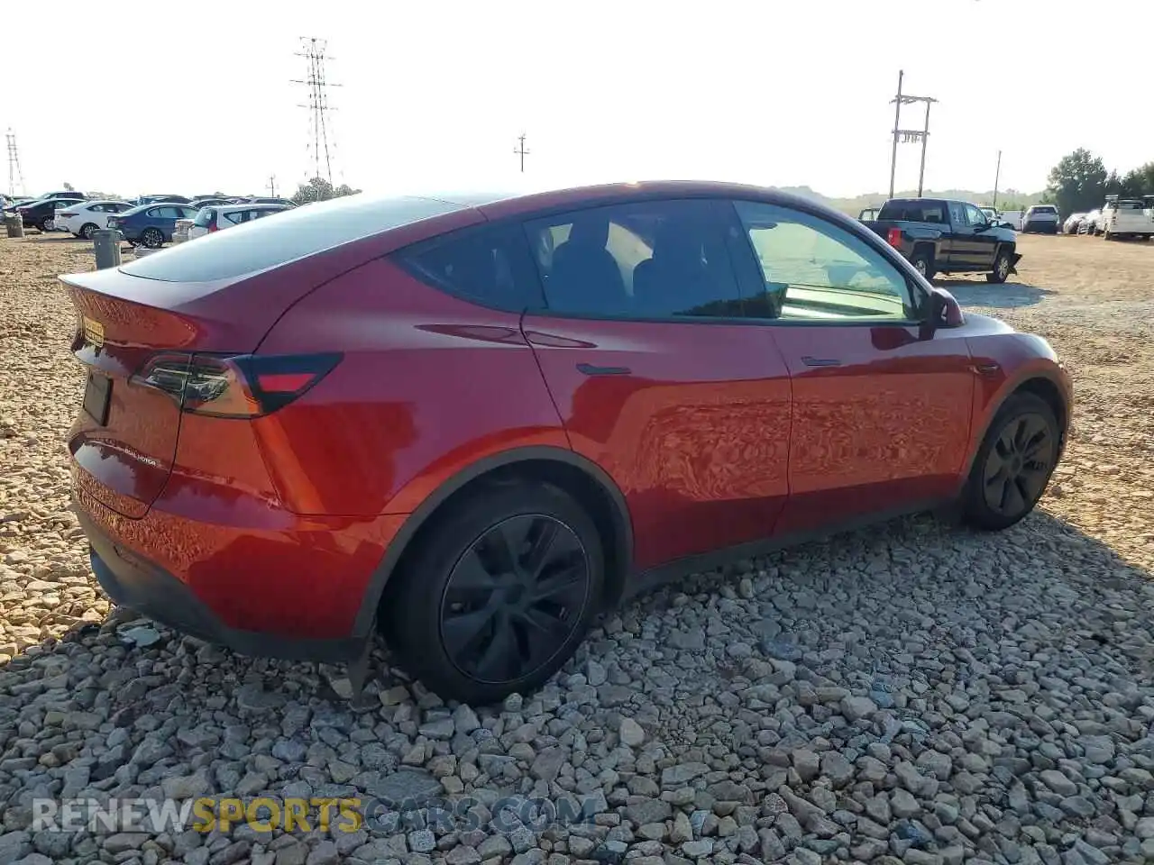 3 fotografías del automóvil dañado 7SAYGAEE4SF218085 TESLA MODEL Y 2025