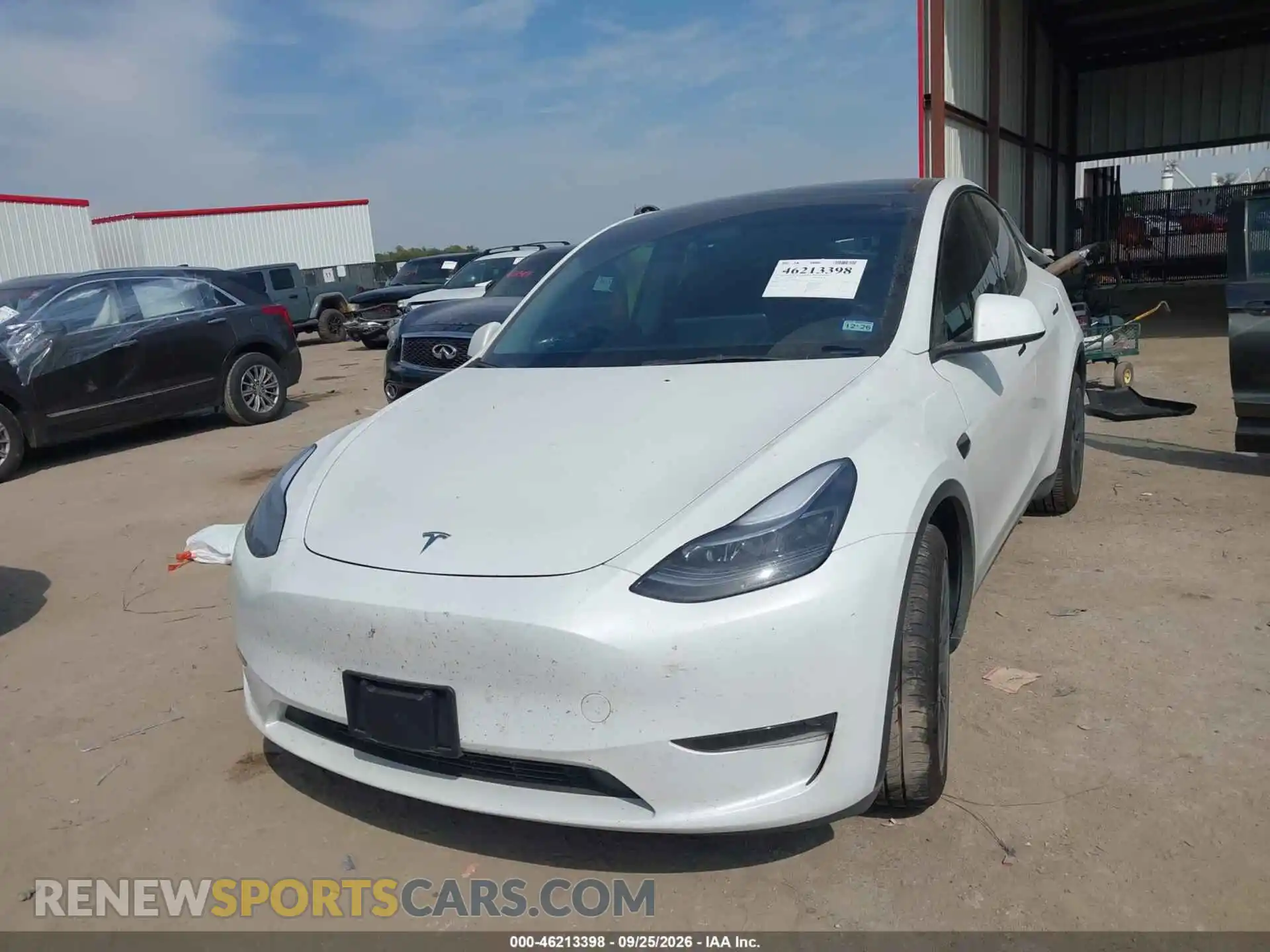2 Photograph of a damaged car 7SAYGAEE4SF254780 TESLA MODEL Y 2025