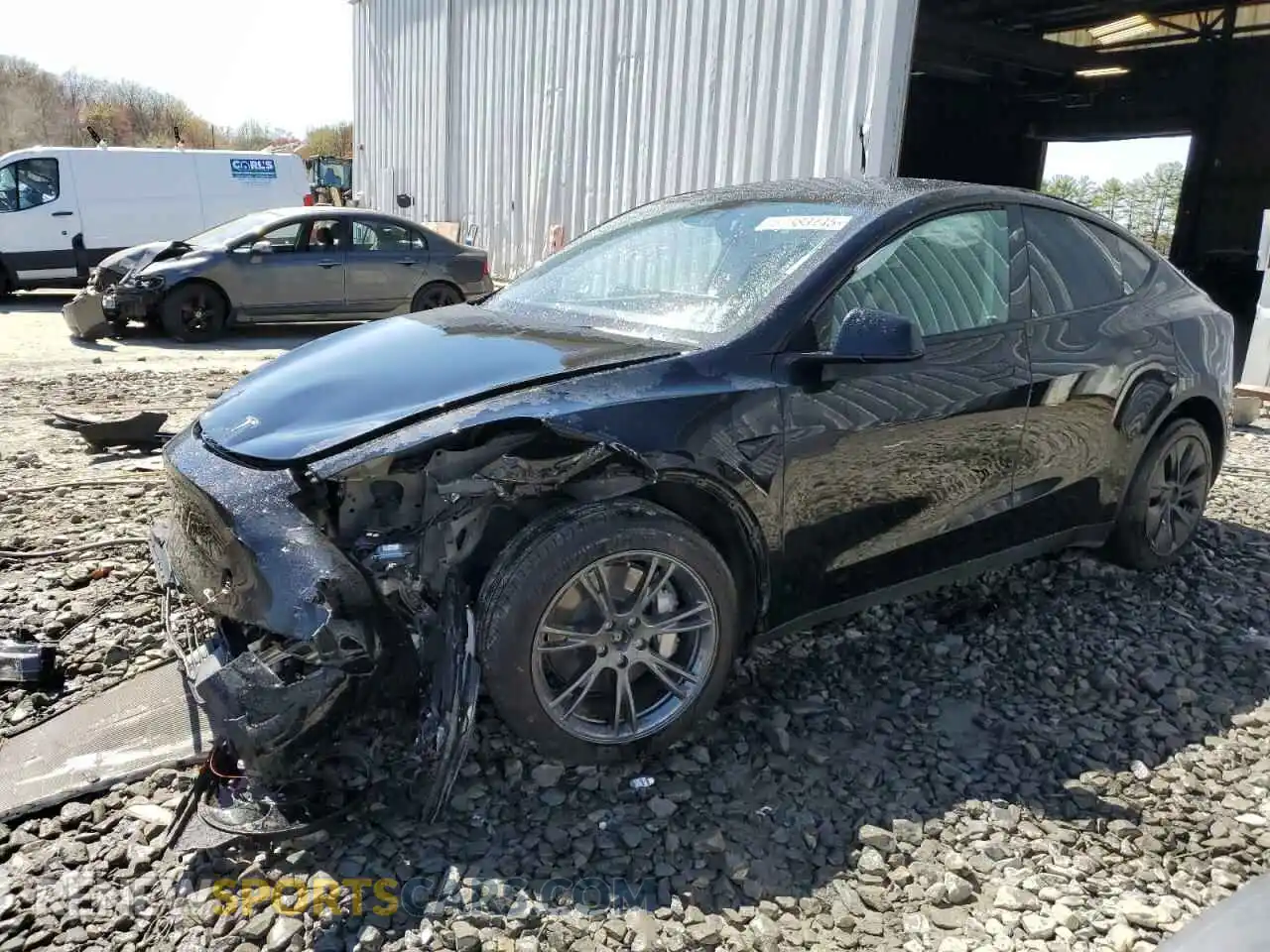 1 Фотография поврежденного автомобиля 7SAYGAEE5SF217365 TESLA MODEL Y 2025